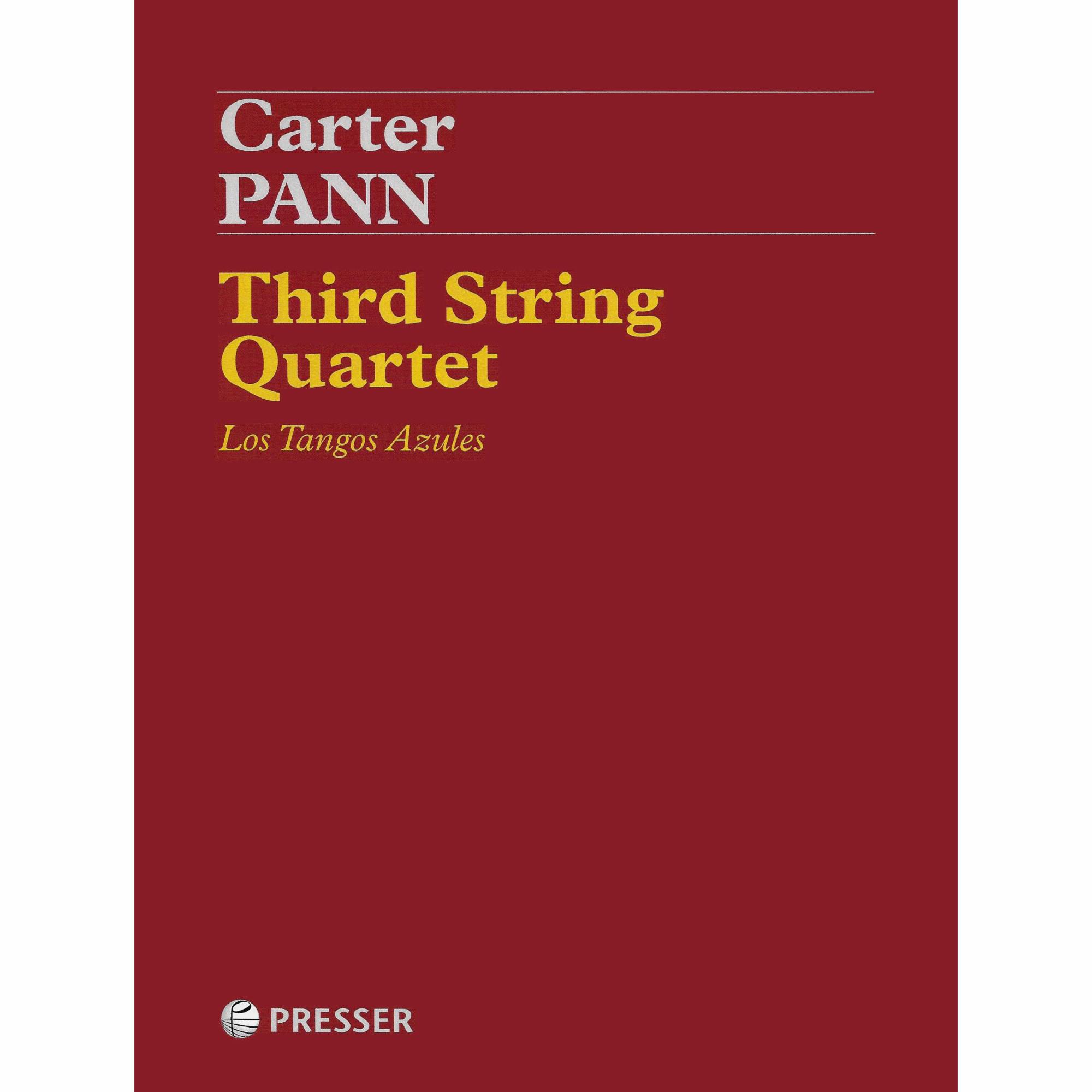 Pann -- Third String Quartet: Los Tangos Azules