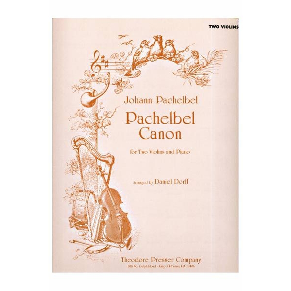 Pachelbel Canon for Two Violins and Piano
