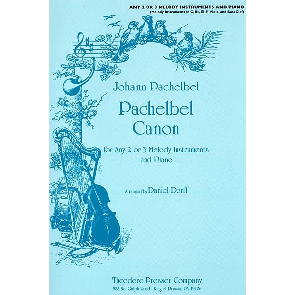 Pachelbel Canon (For Any 2 or 3 Melody Instruments and Piano)