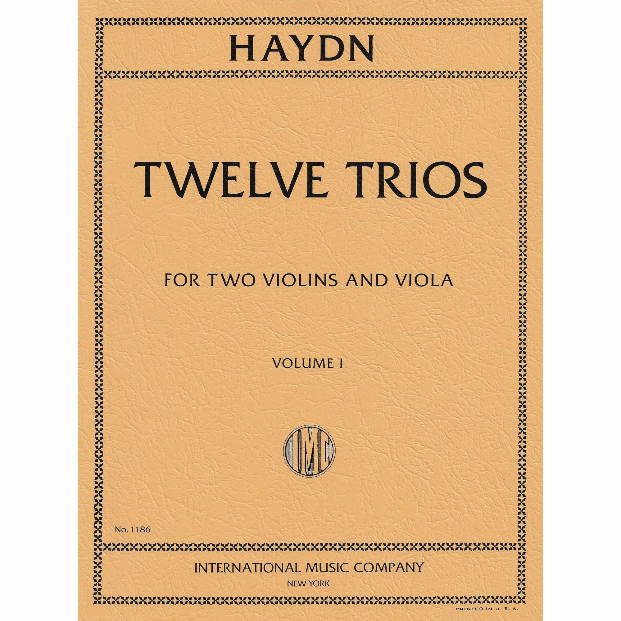 Haydn -- Twelve Trios. Vols. I-II for Two Violins and Viola