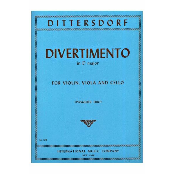Divertimento in D Major for Violin, Viola and Cello