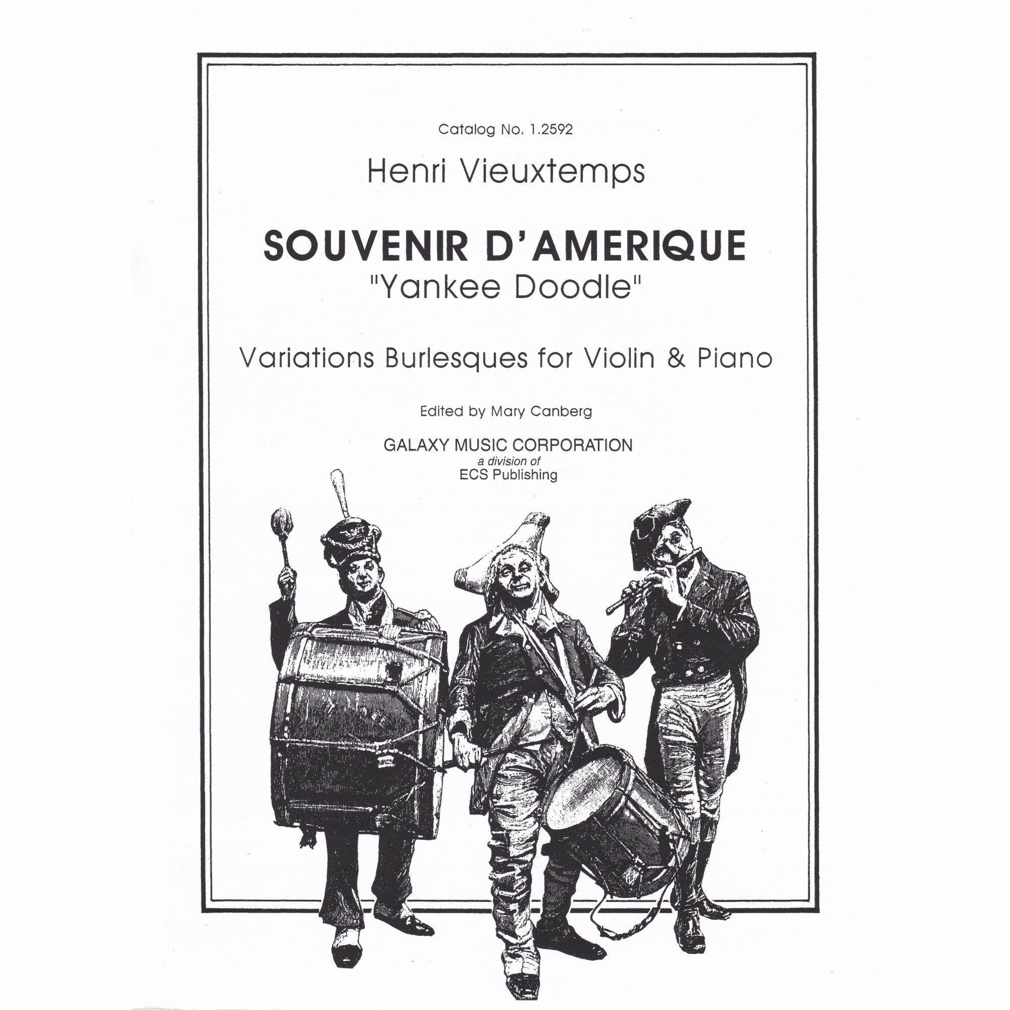 Souvenir d'Amerique for Violin and Piano, Op. 17