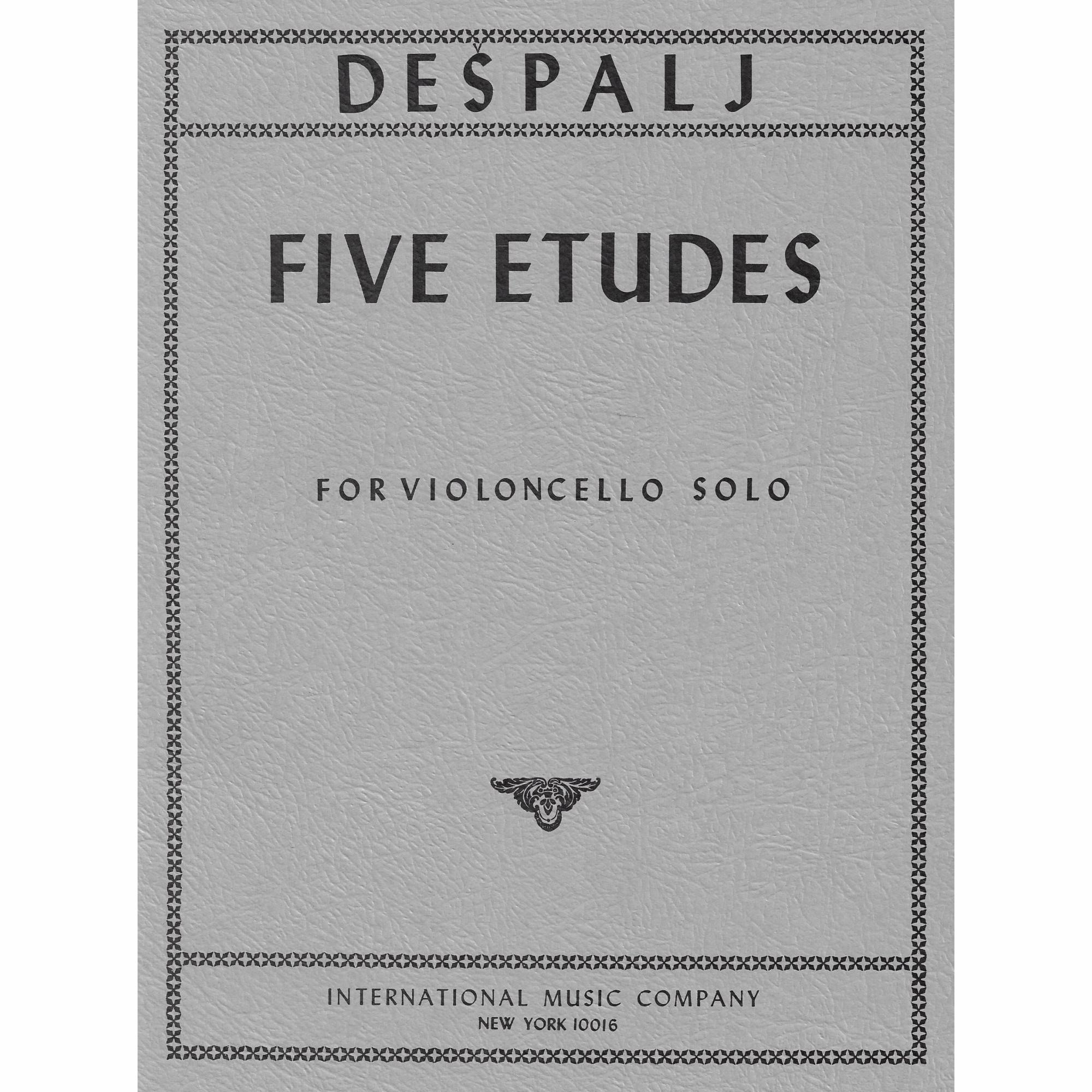 Despalj -- Five Etudes for Cello