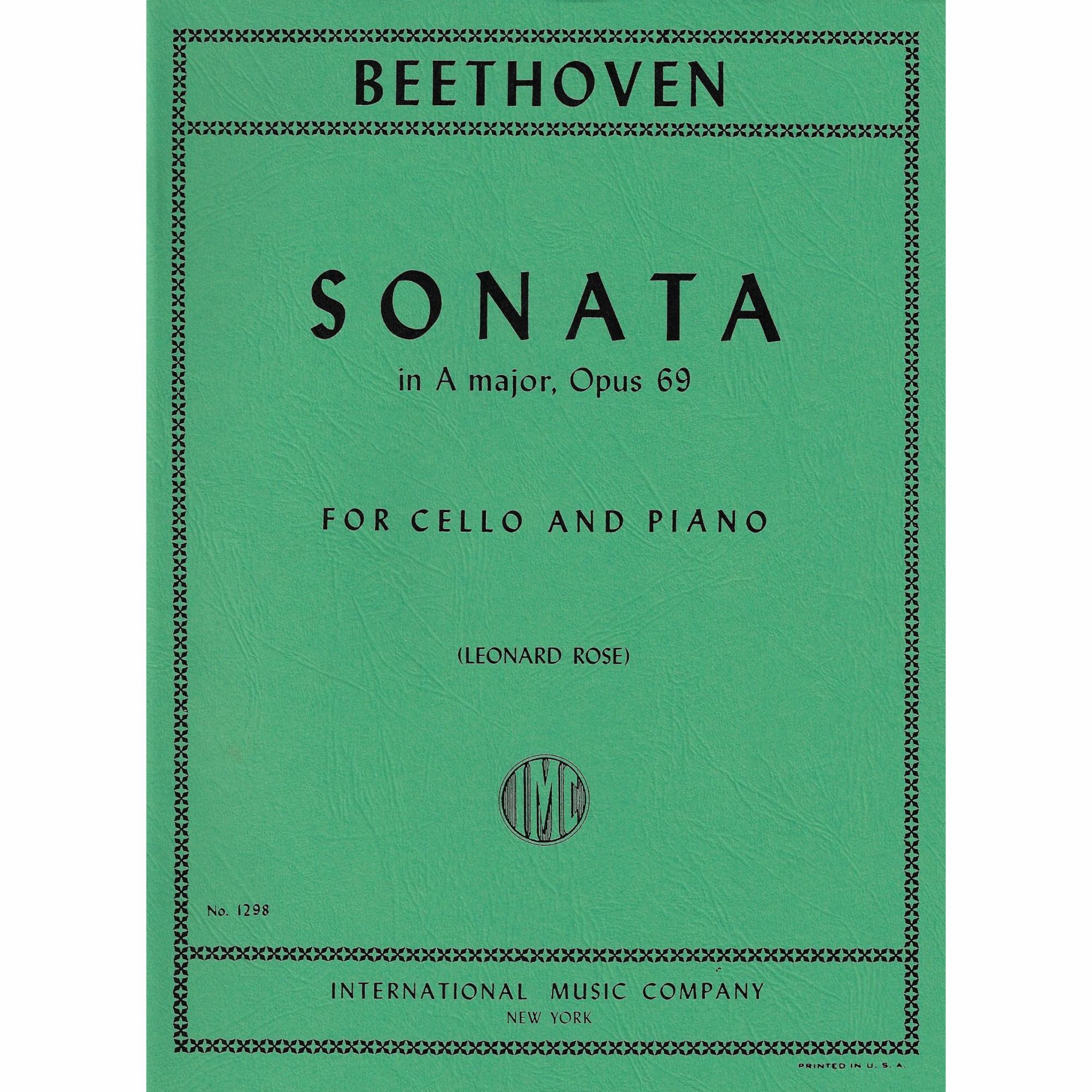 Cello Sonata No. 3 in A Major, Op. 69