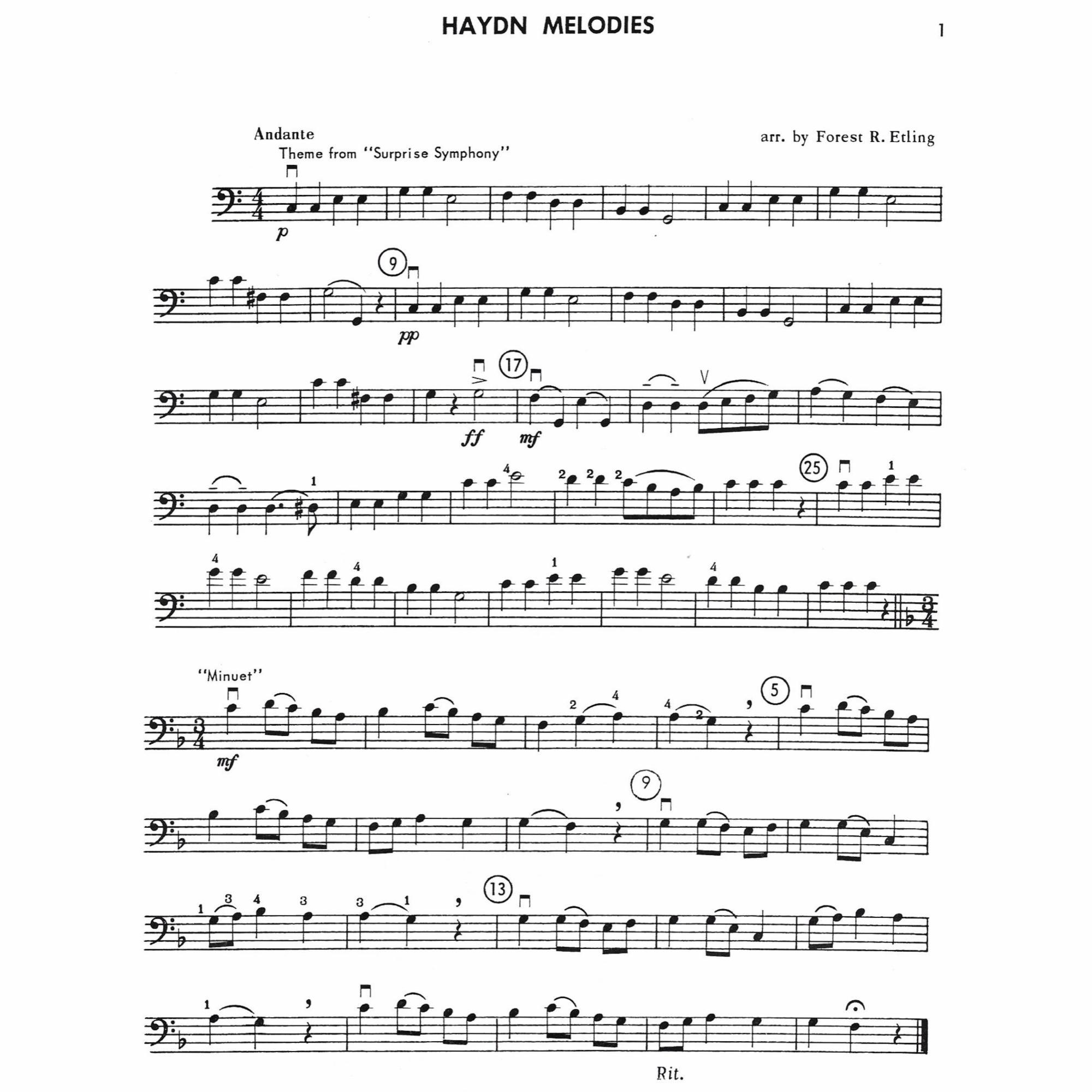 Sample: Cello (Pg. 1)