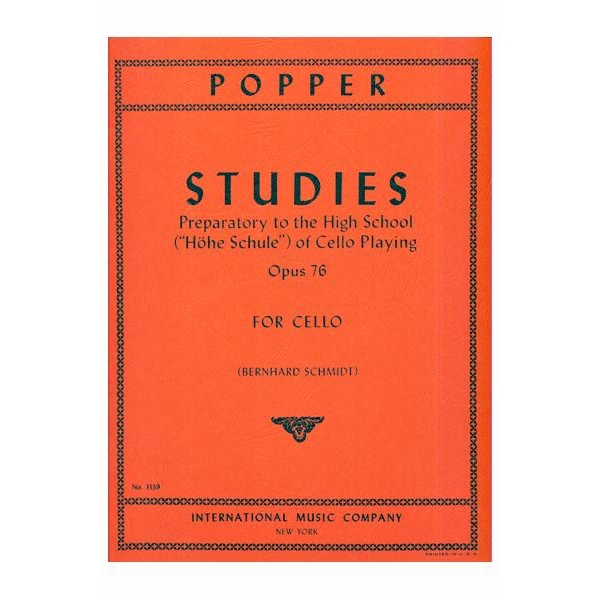 Studies: Preparatory to the High School of Cello Playing, Op. 76