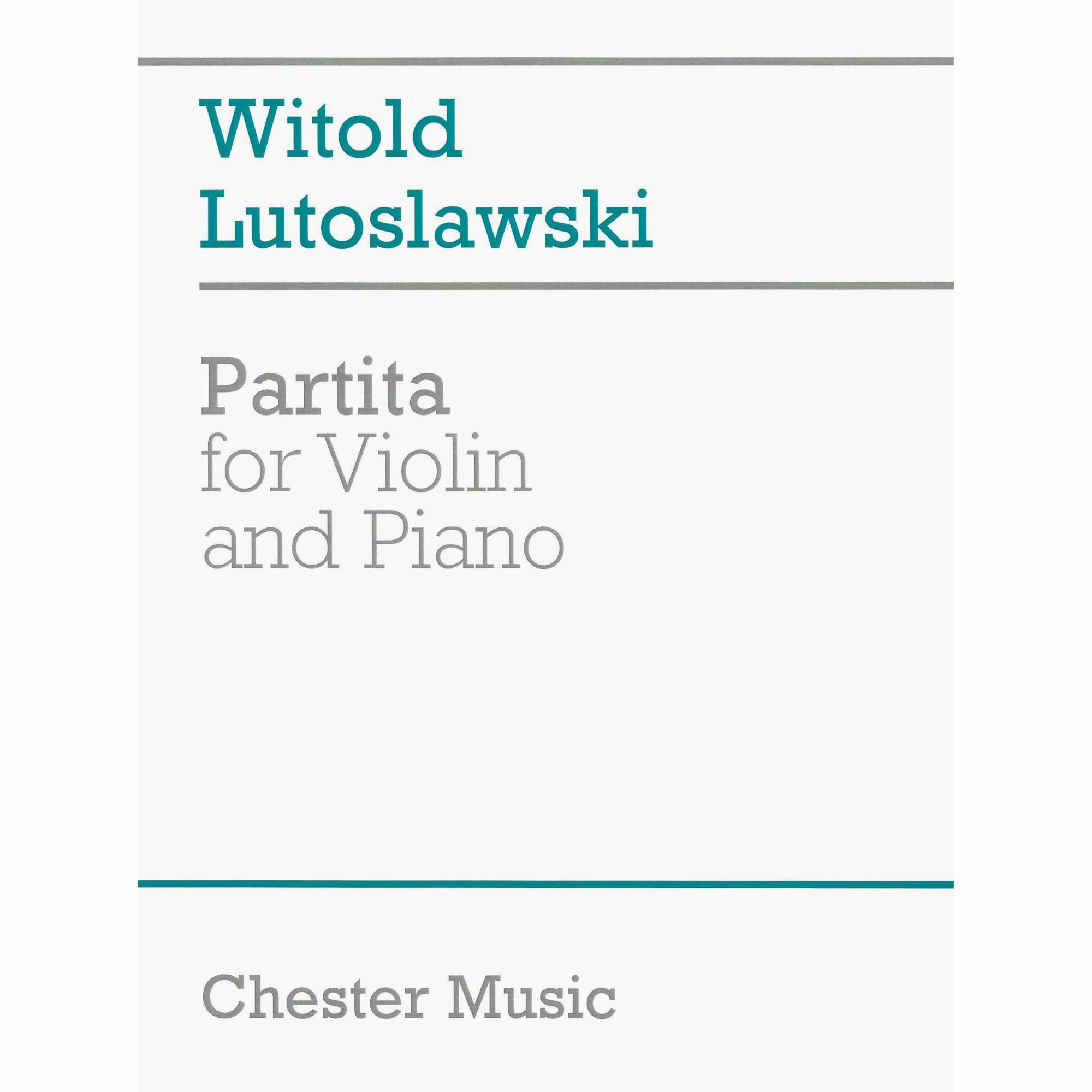 Lutoslawski -- Partita for Violin and Piano