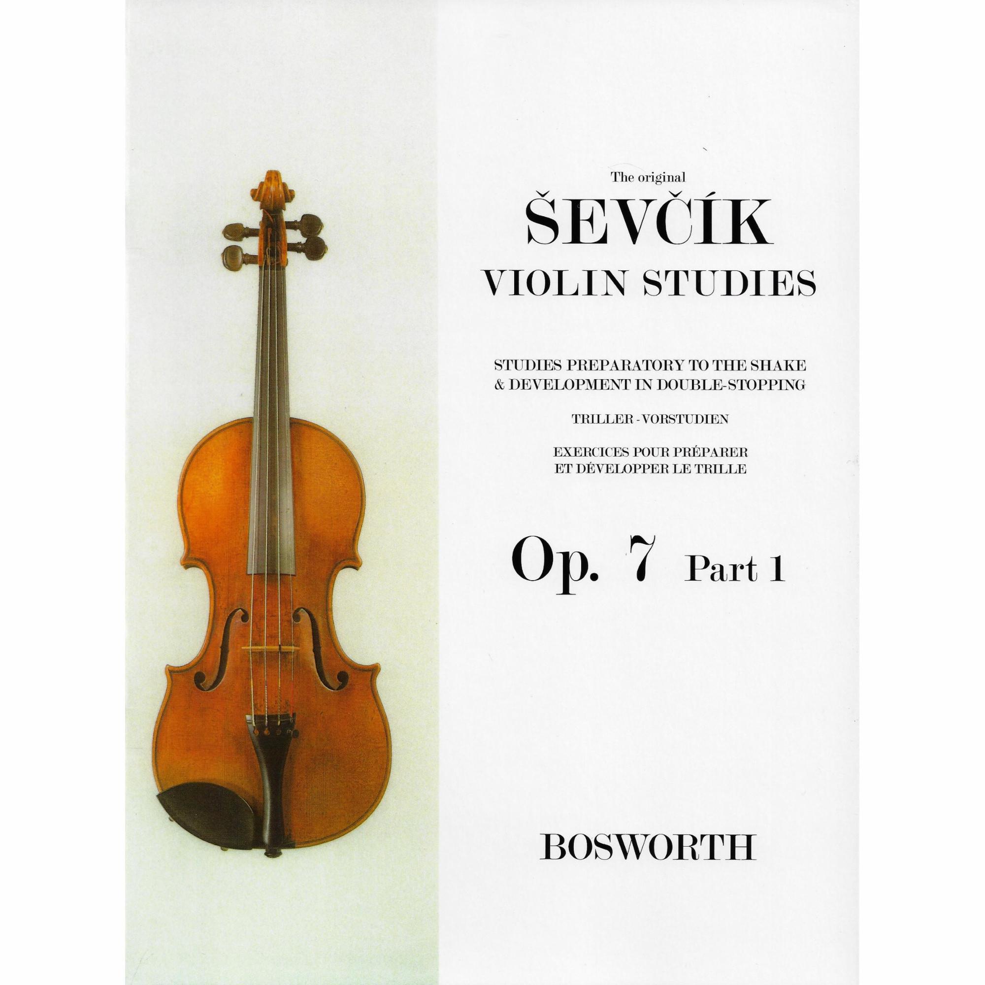 Sevcik -- Studies Preparatory to the Shake & Development in Double-Stopping, Op. 7, Parts 1-2 for Violin
