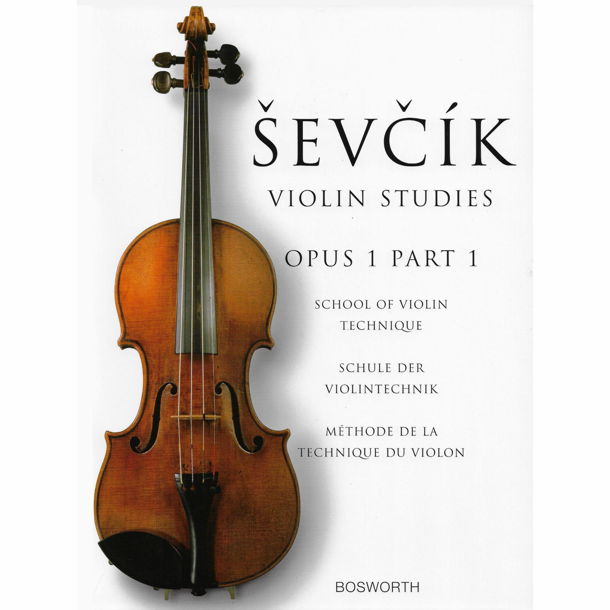 Sevcik -- School of Violin Technique, Op. 1, Parts 1-4 for Violin