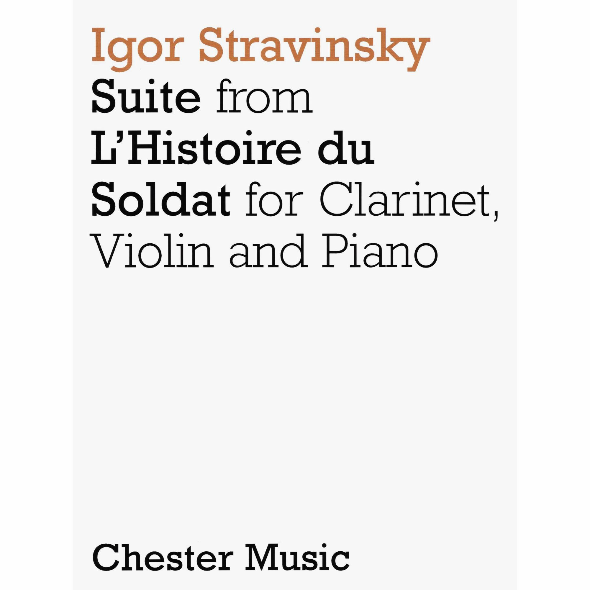 Stravinsky -- Suite from L'Histoire du Soldat for Clarinet, Violin and Piano