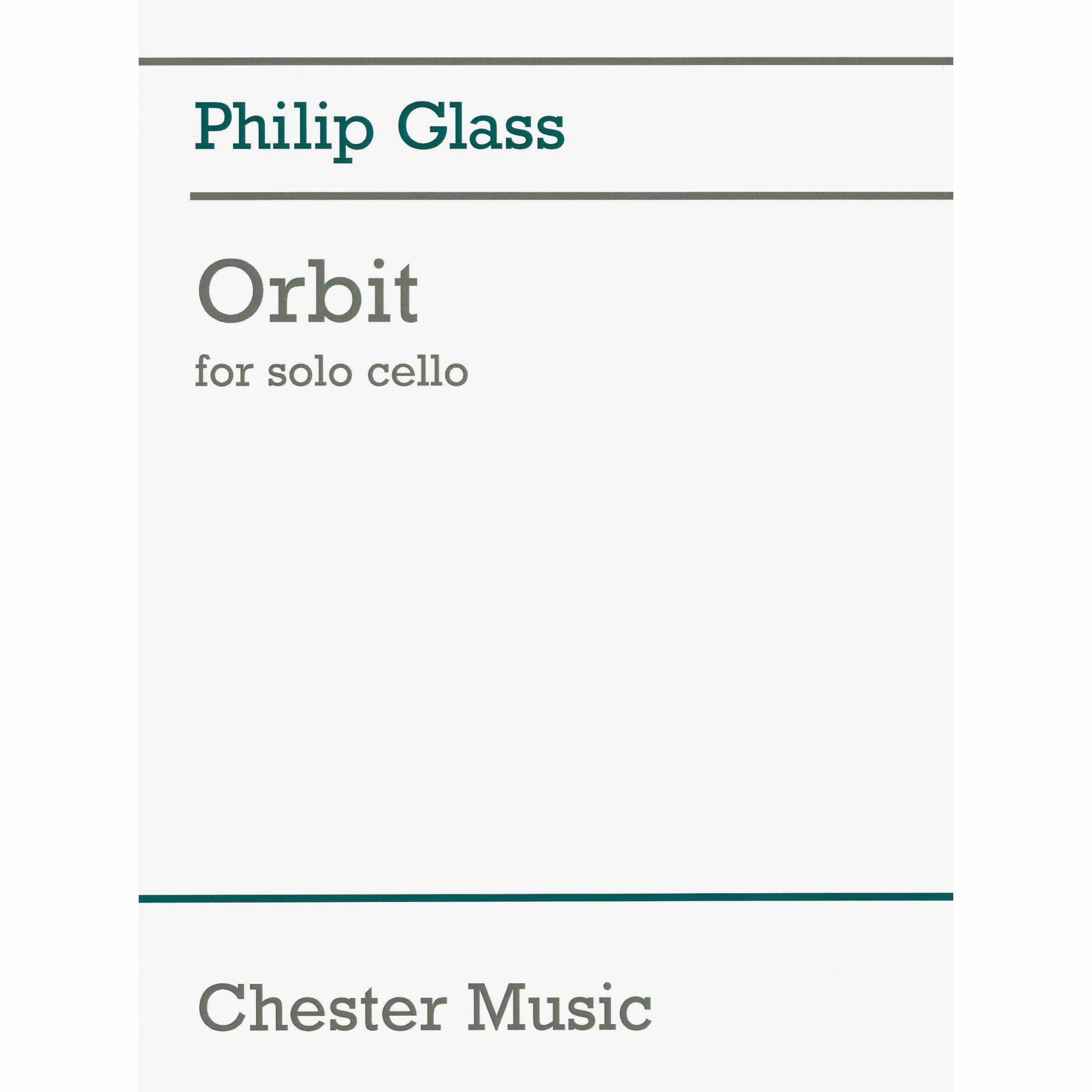 Glass -- Orbit for Solo Cello