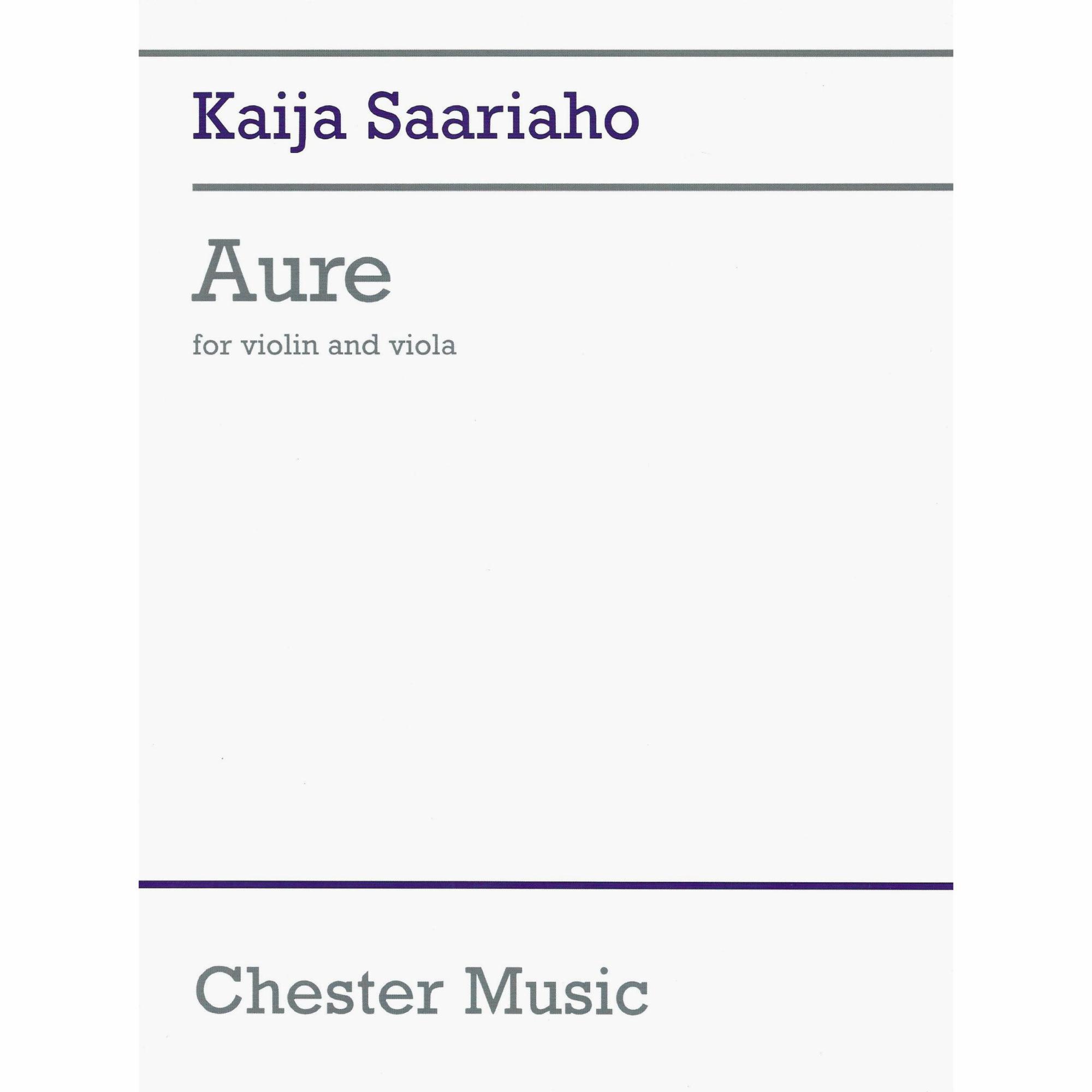 Saariaho -- Aure for Violin and Viola