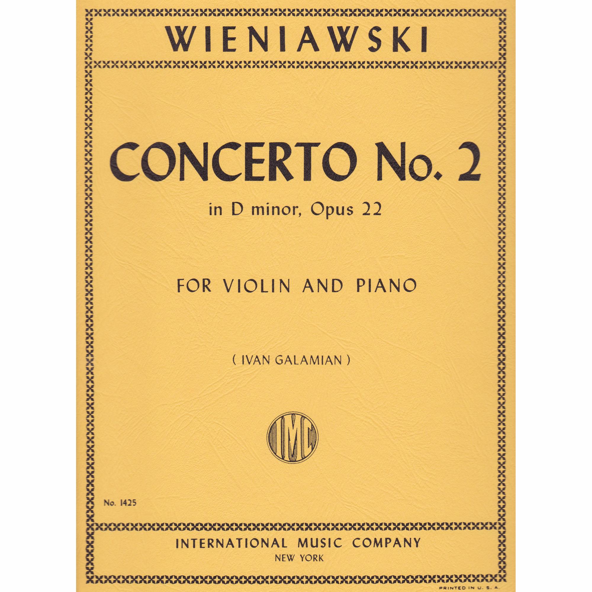 Violin Concerto No. 2 in D Minor, Op. 22