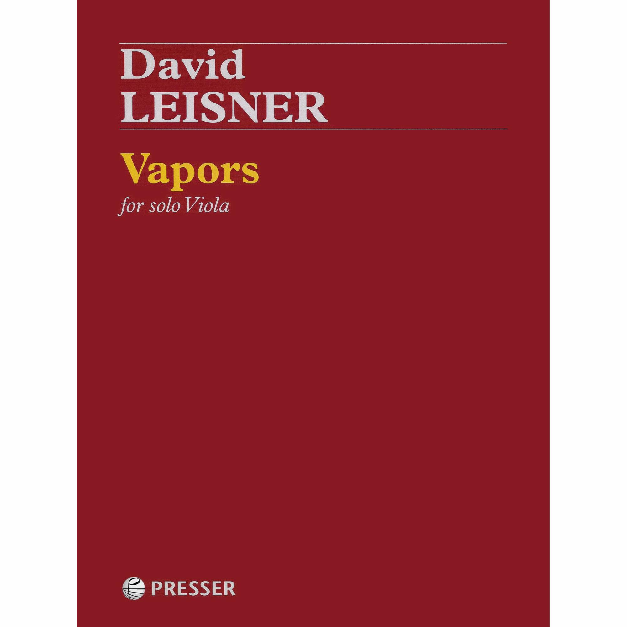 Leisner -- Vapors for Solo Viola