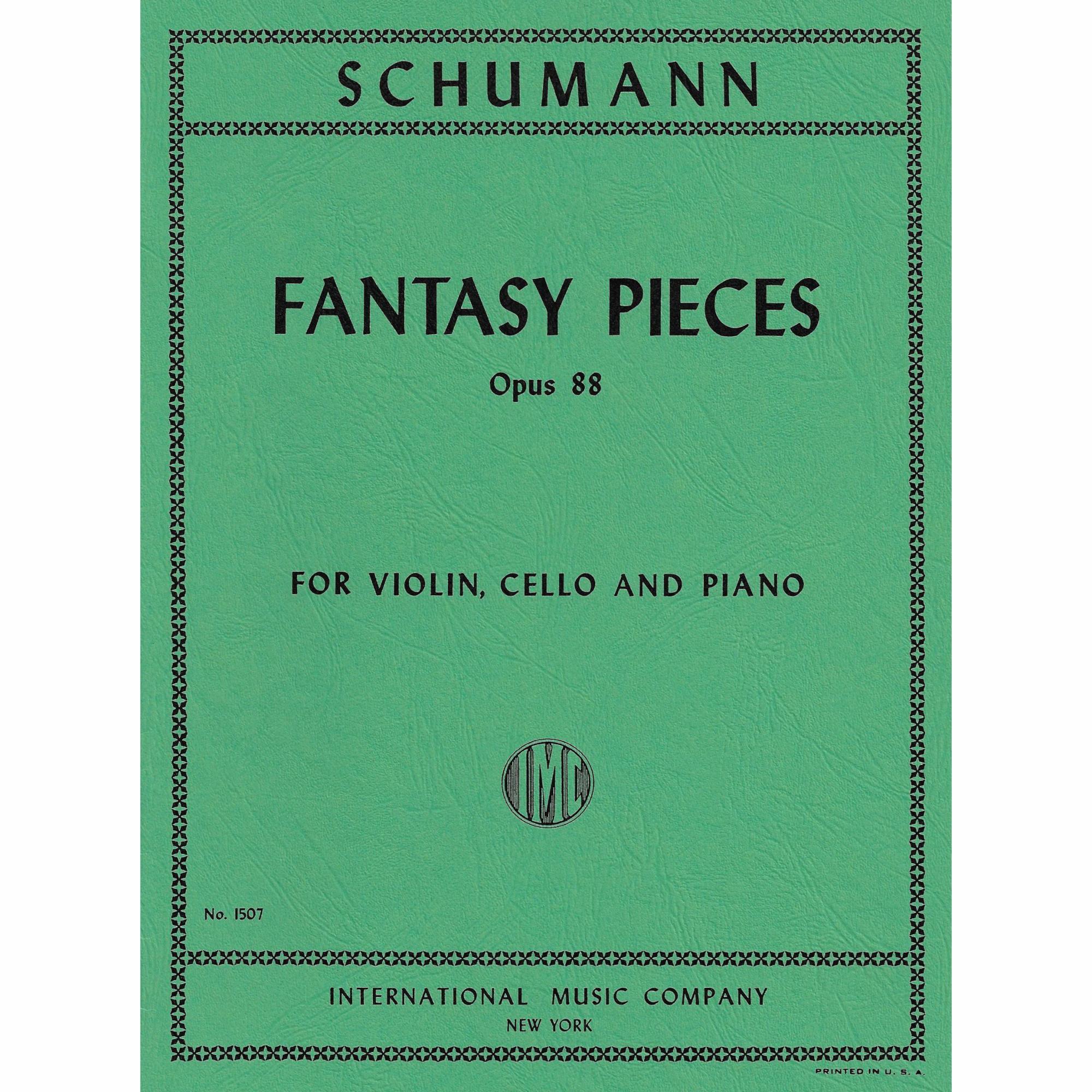 Schumann -- Fantasy Pieces, Op. 88 for Piano Trio