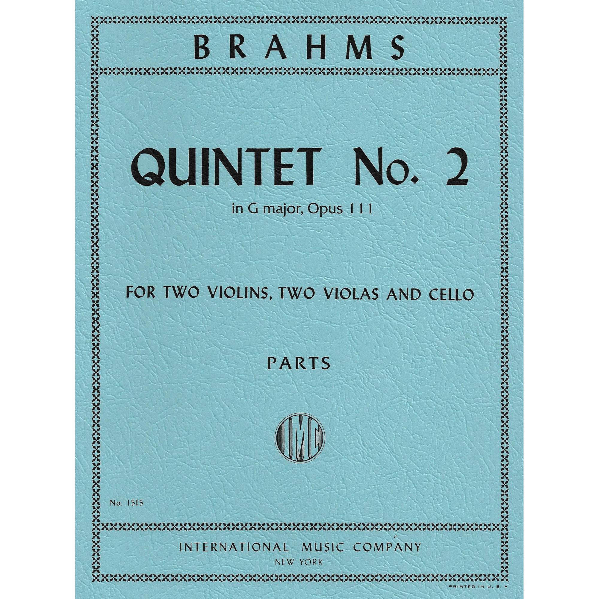 Brahms -- String Quintet No. 2 in G Major, Op. 111