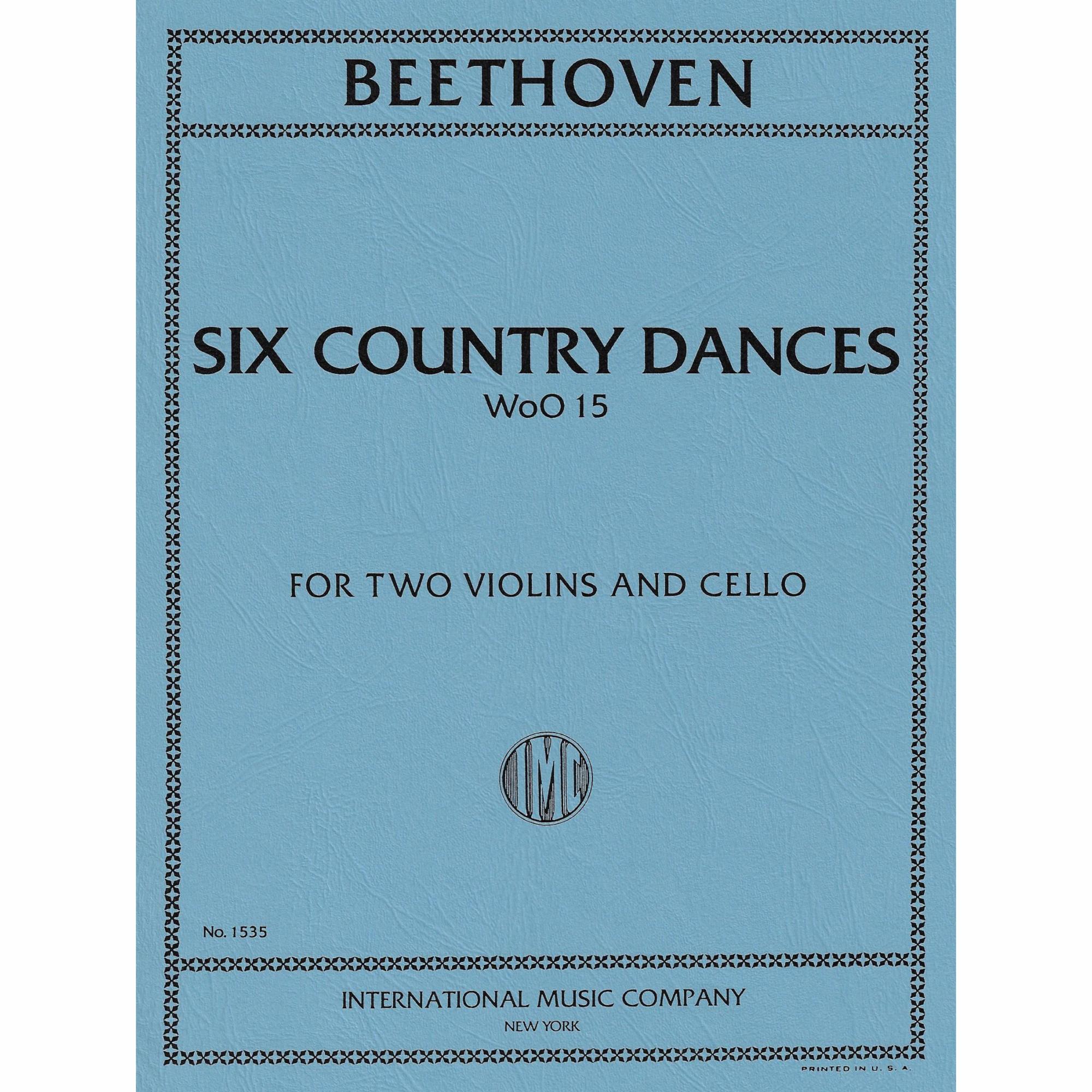 Beethoven -- Six Country Dances, WoO 15 for Two Violins and Cello