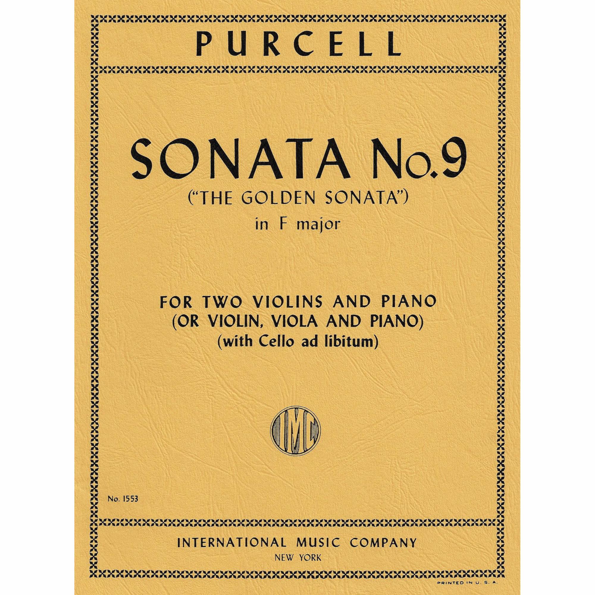 Purcell -- The Golden Sonata for Two Violins and Basso Continuo