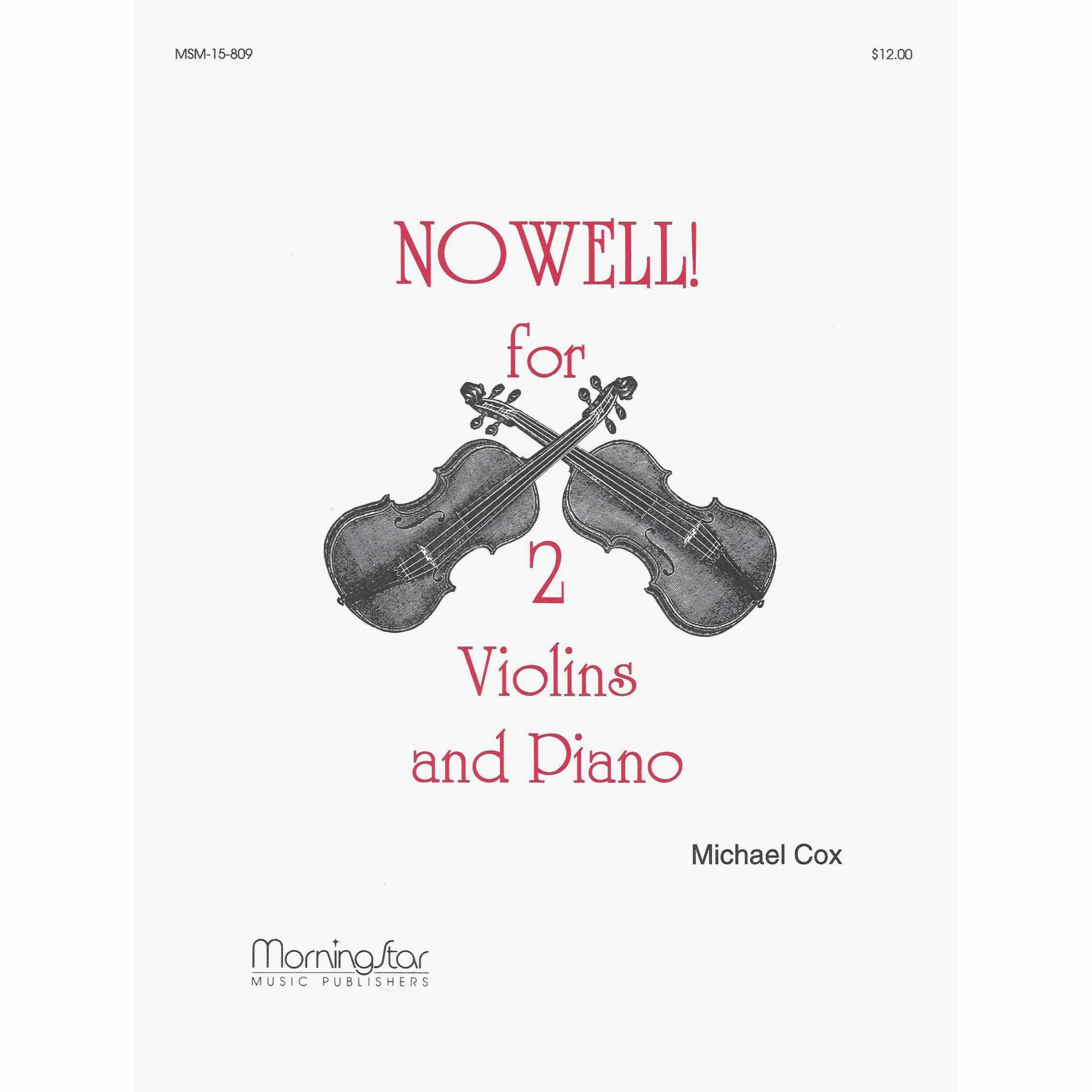 Nowell! for Two Violins and Piano