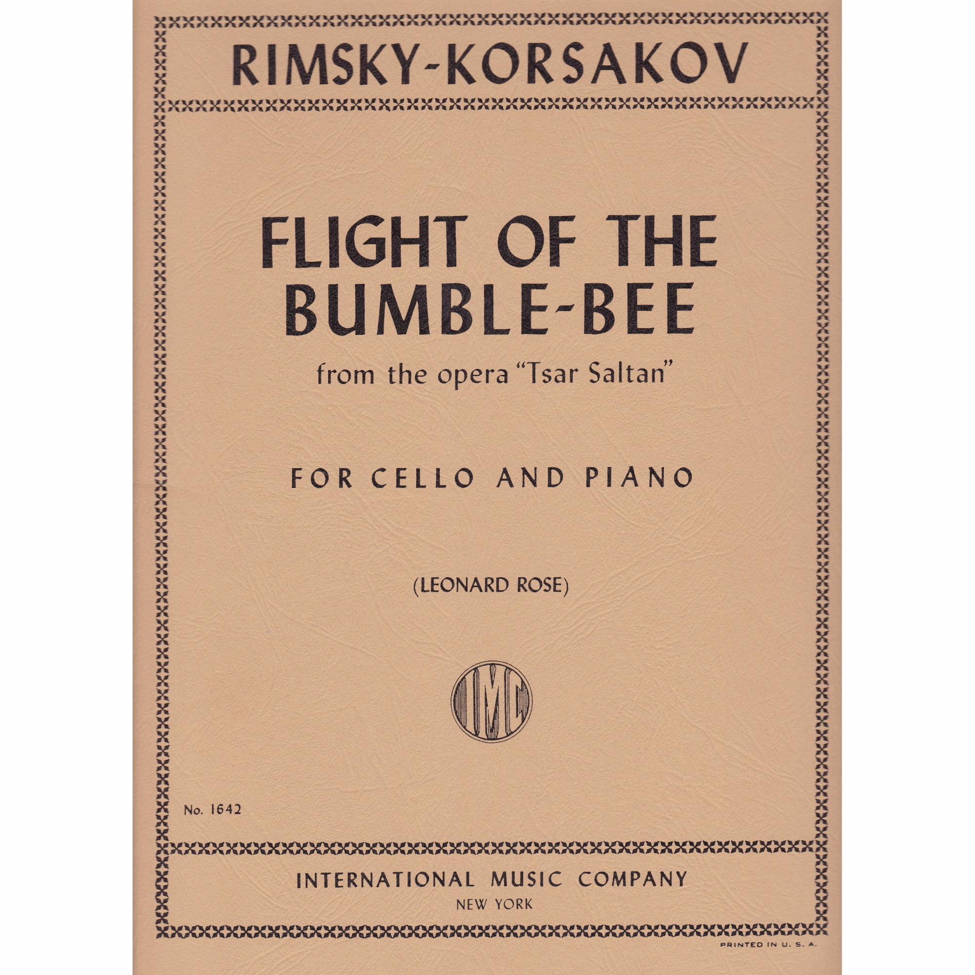 Flight of the Bumble-Bee for Cello and Piano