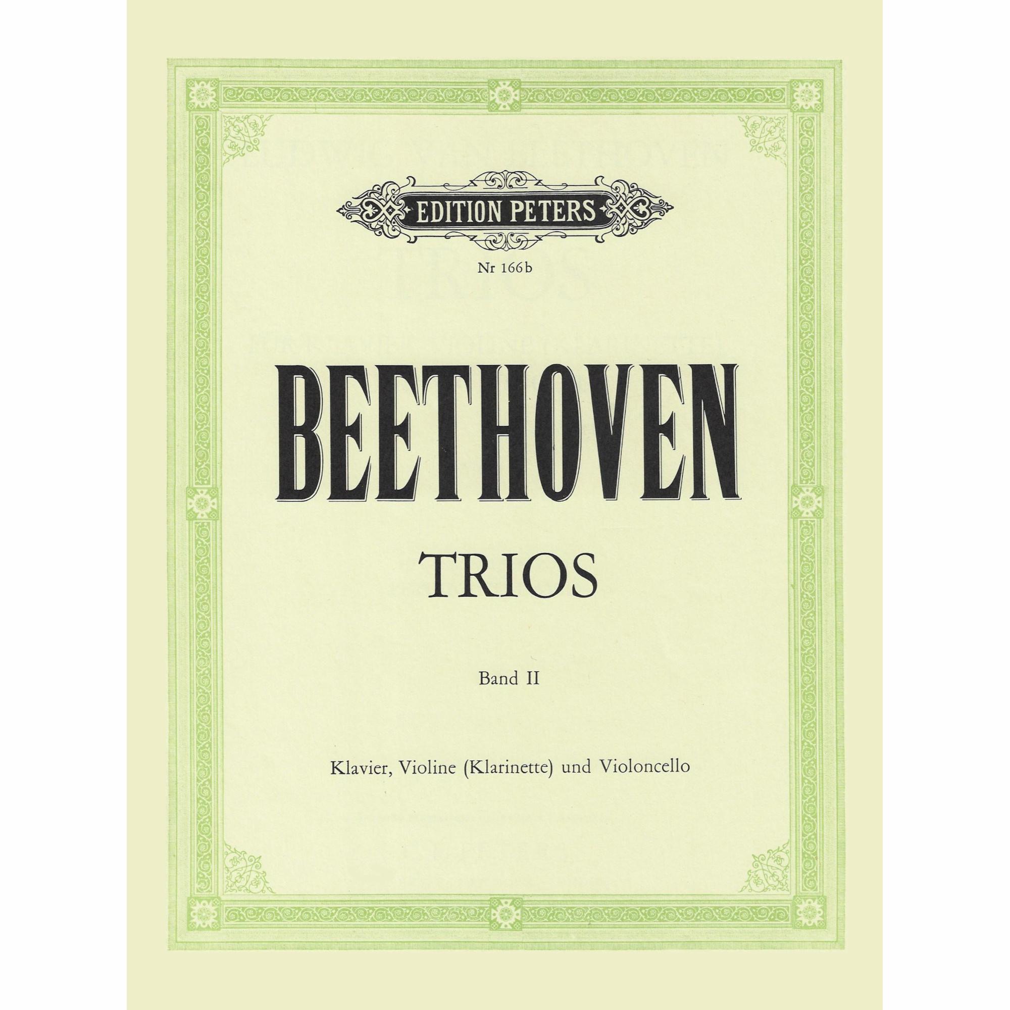Beethoven -- Septet Op. 20 and Symphony No. 2, Op. 36 for Piano Trio