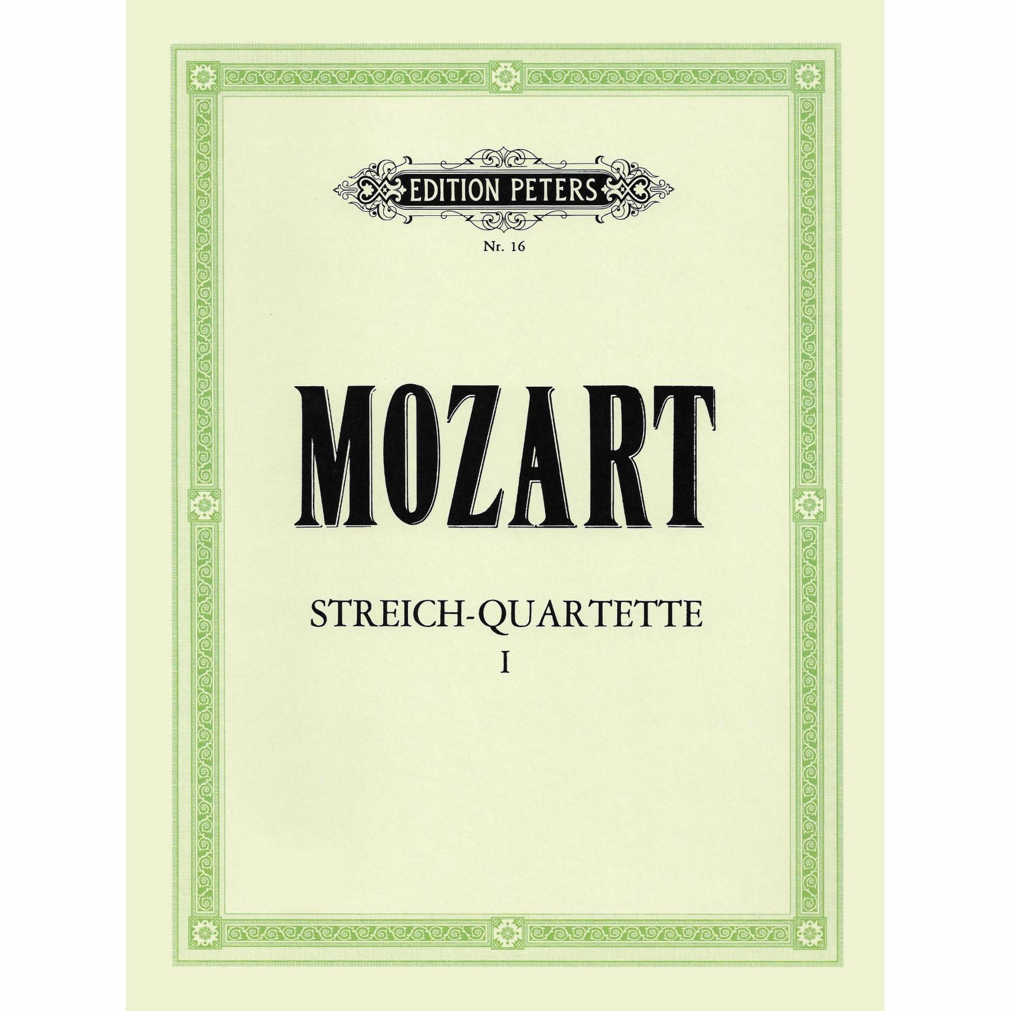 Mozart -- String Quartets, Volumes I-II