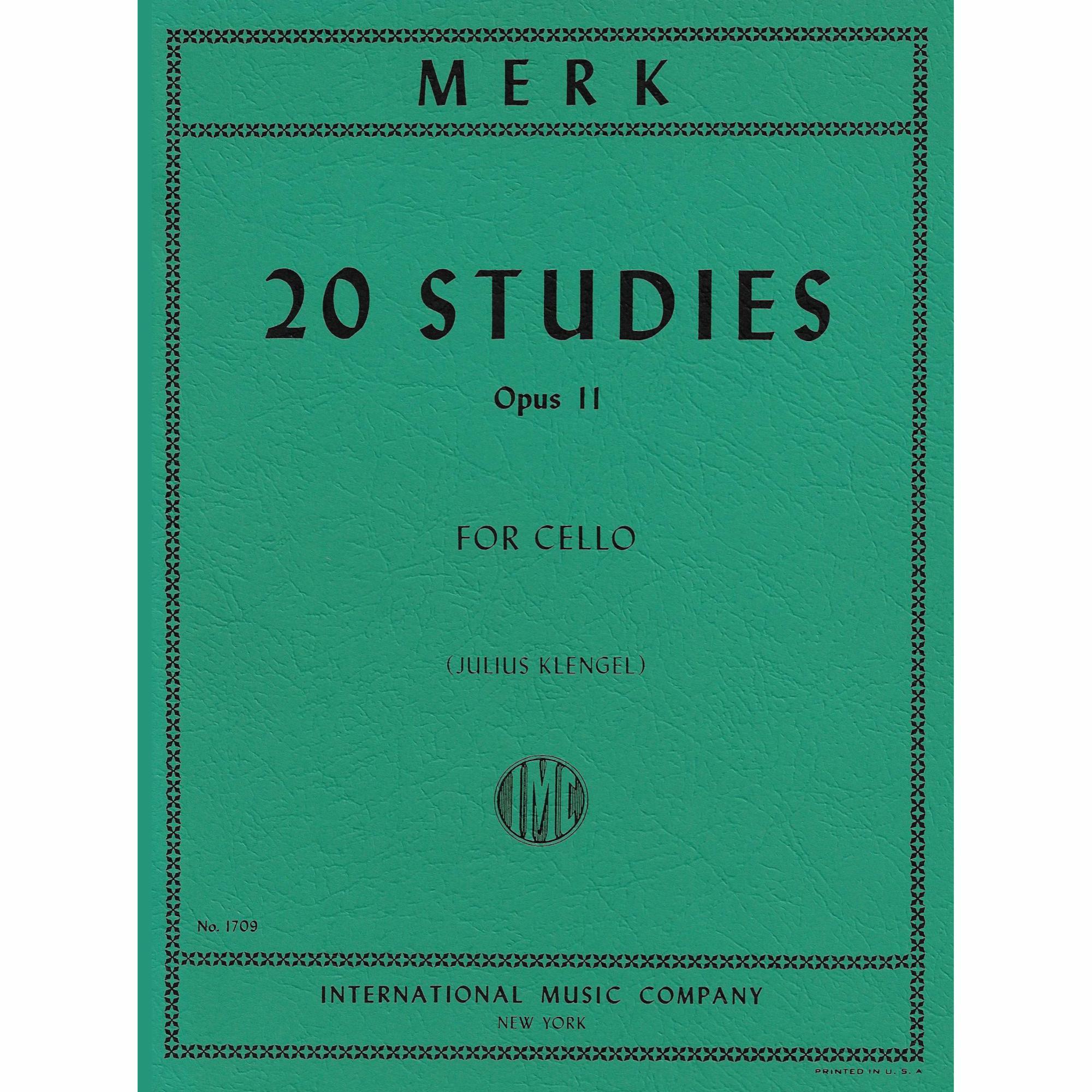 Merk -- 20 Studies, Op. 11 for Cello