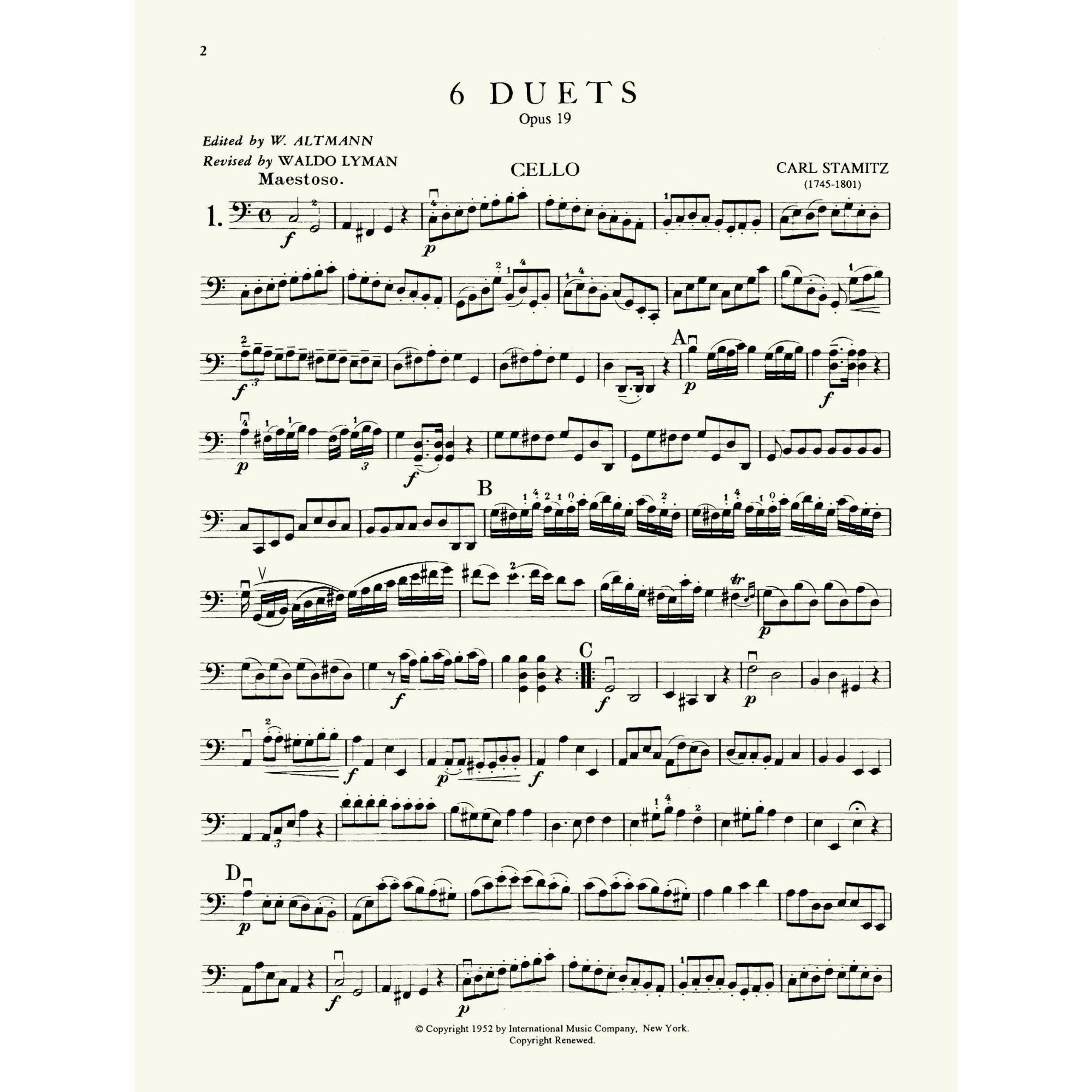 Sample: Cello (Pg. 2)