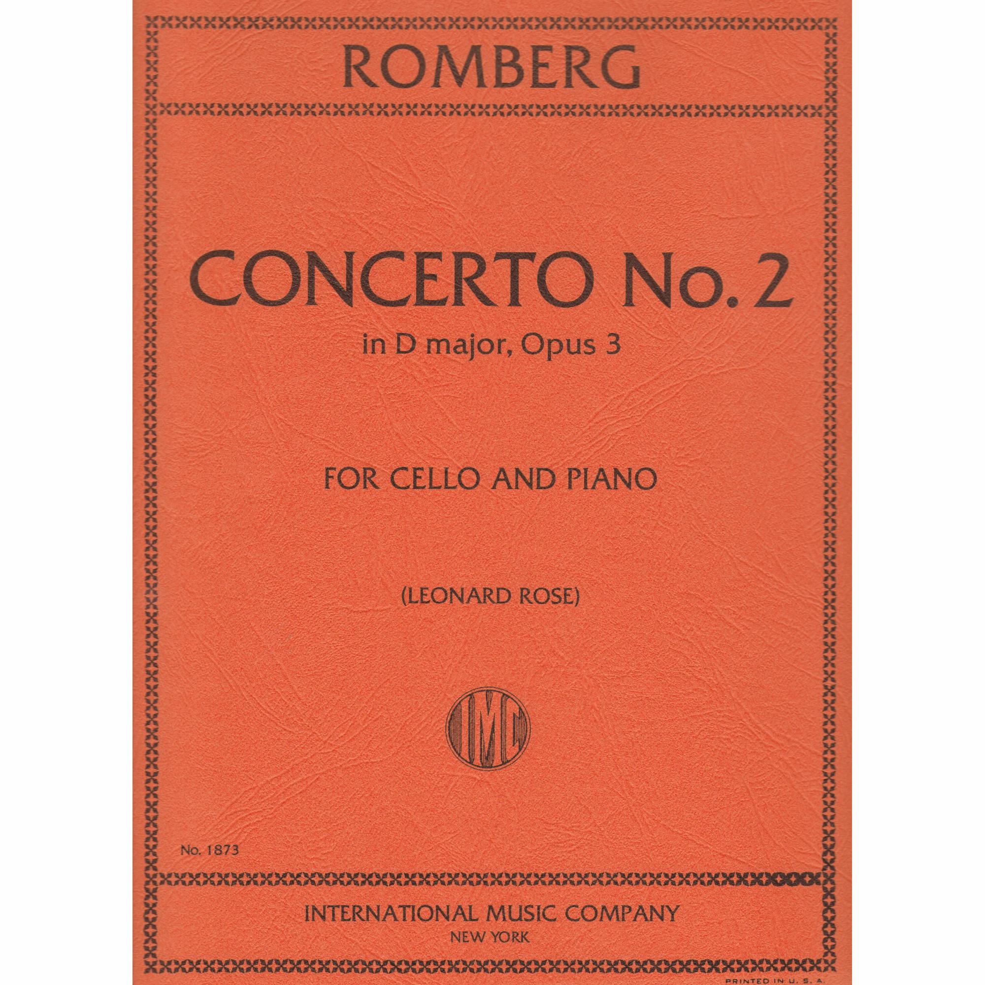 Cello Concerto No. 2 in D Major, Op. 3