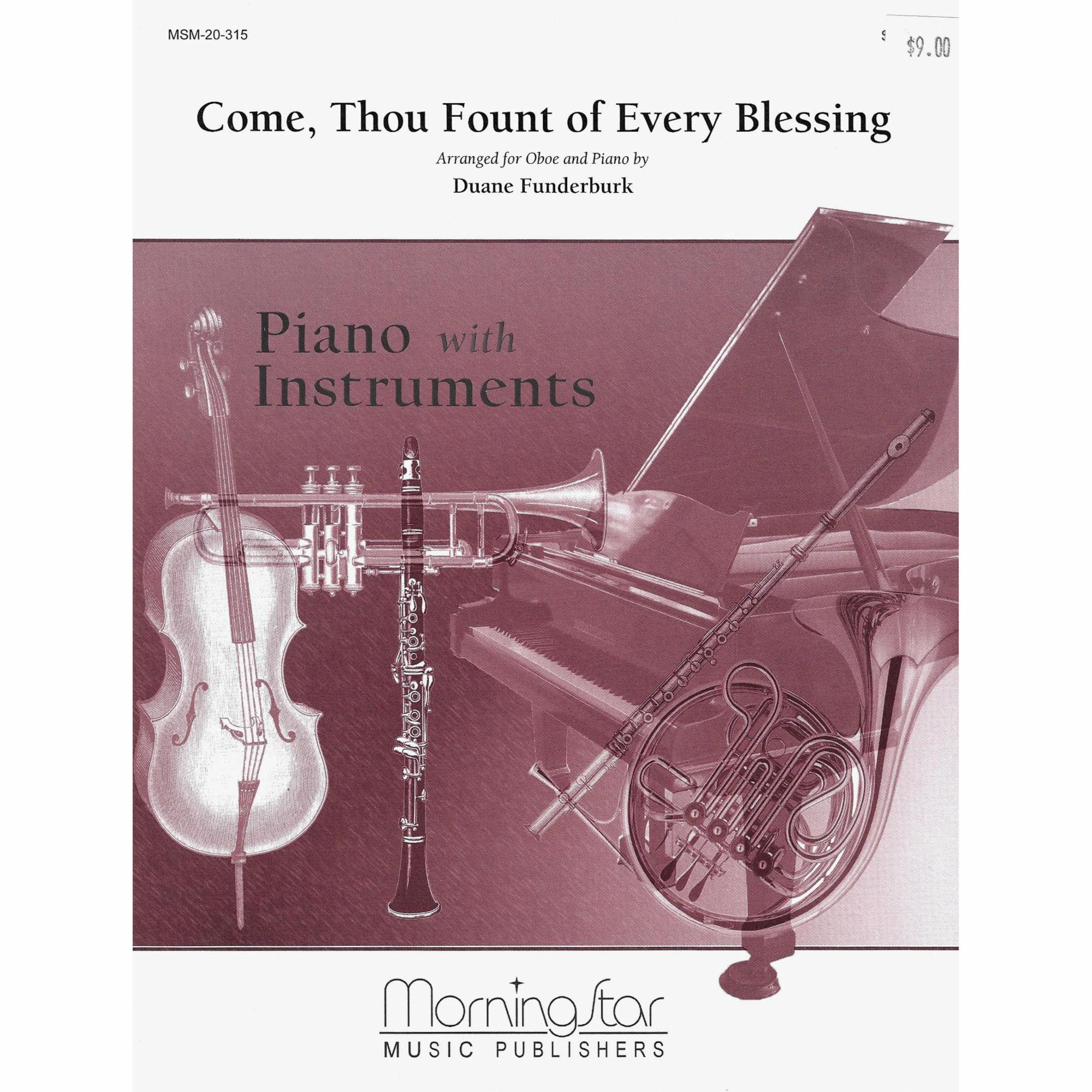 Come, Thou Fount of Every Blessing for Violin and Piano
