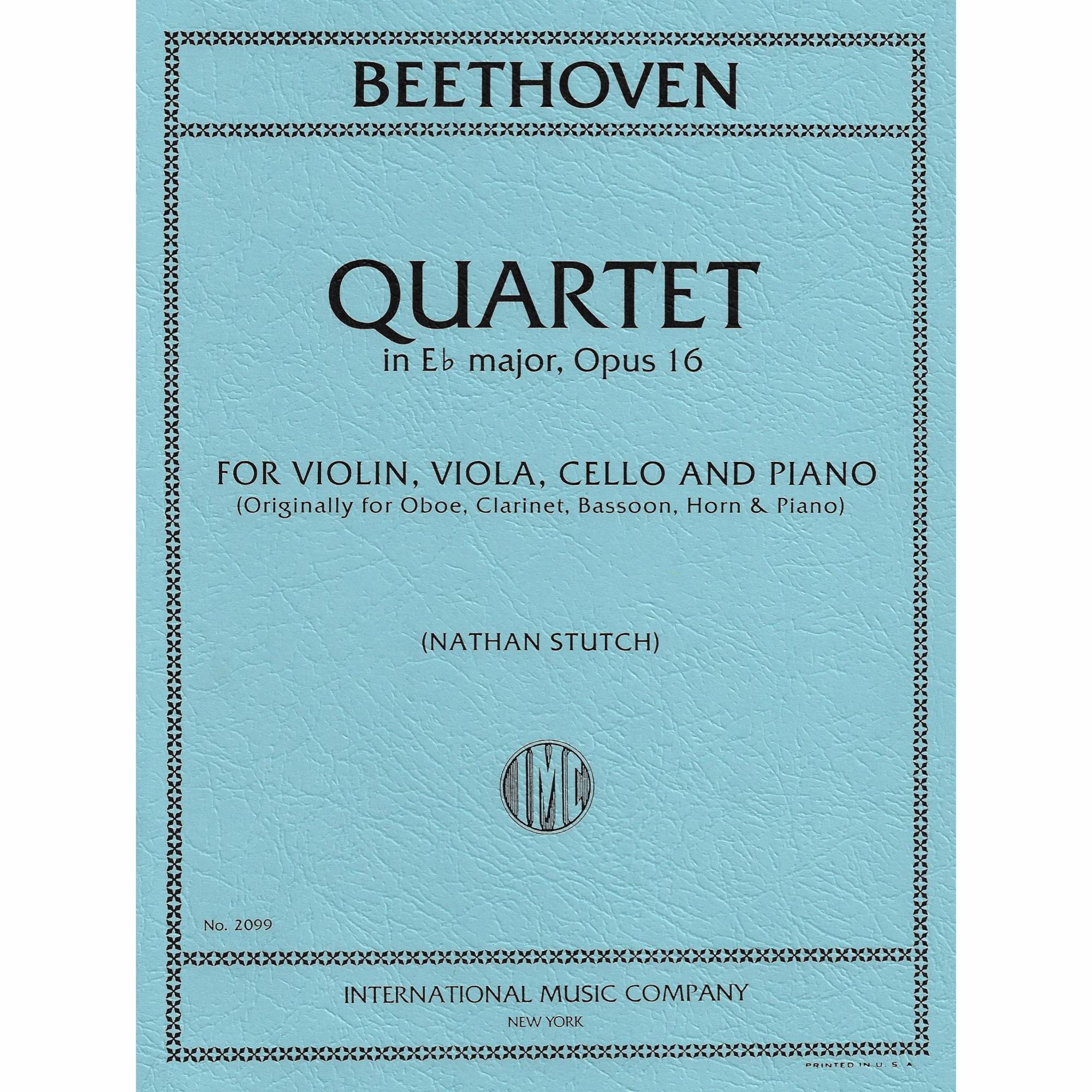 Beethoven -- Piano Quartet in E-Flat Major, Op. 16