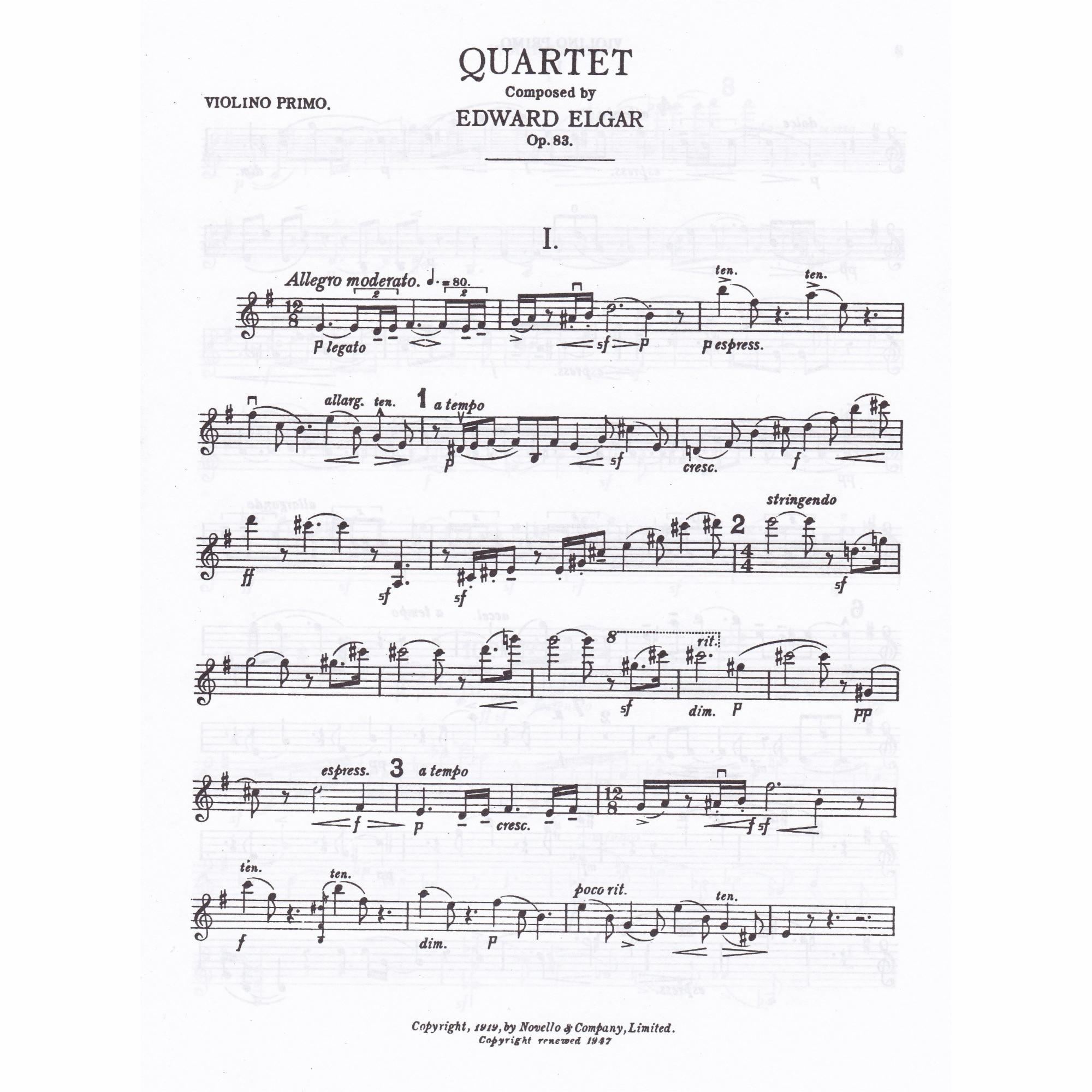 String Quartet in E Minor, Op. 83