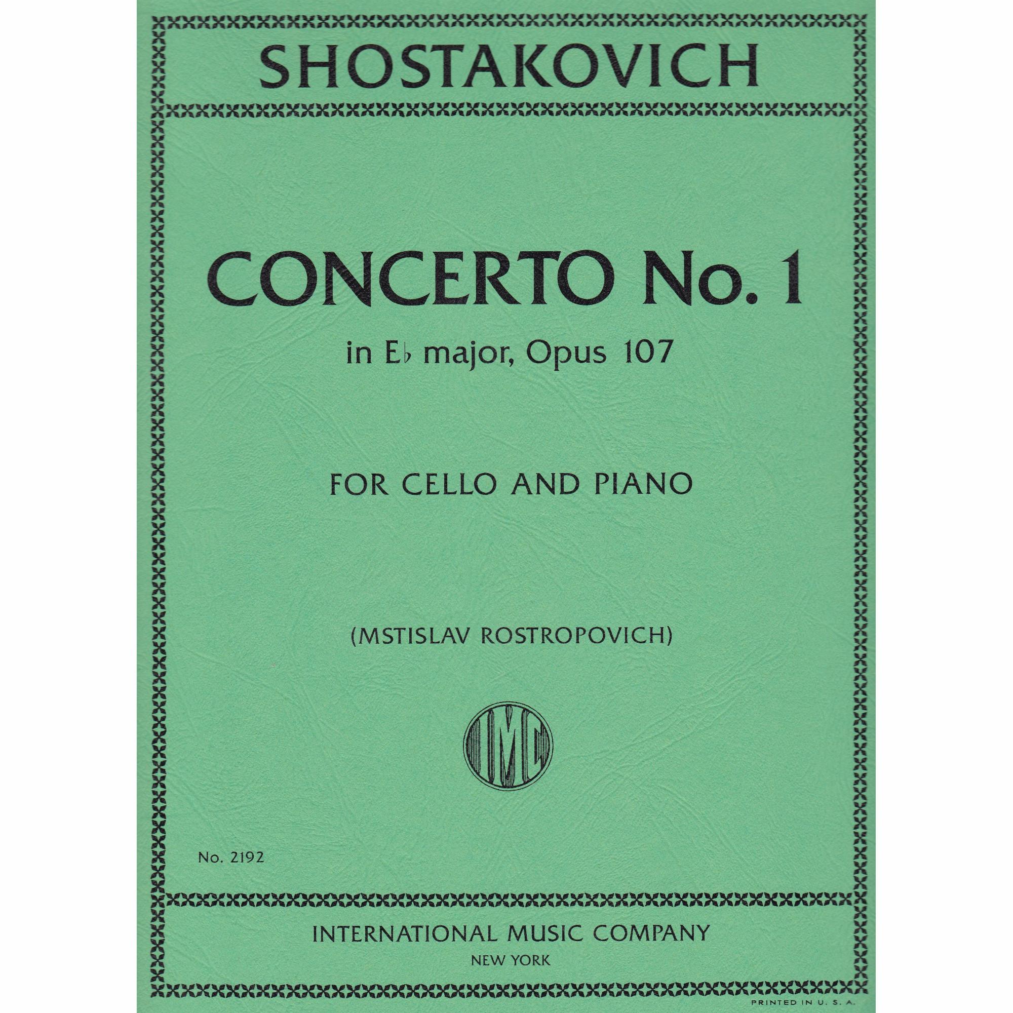 Cello Concerto No. 1 in E-Flat Major, Op. 107