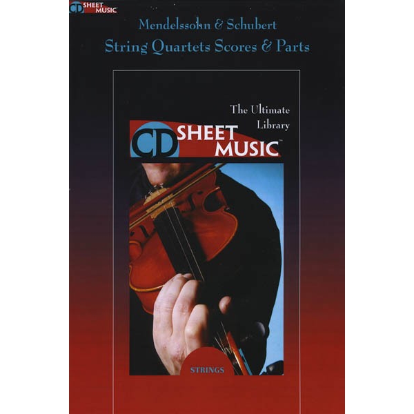 Mendelssohn & Schubert String Quartets: Scores and Parts (CD-ROM)