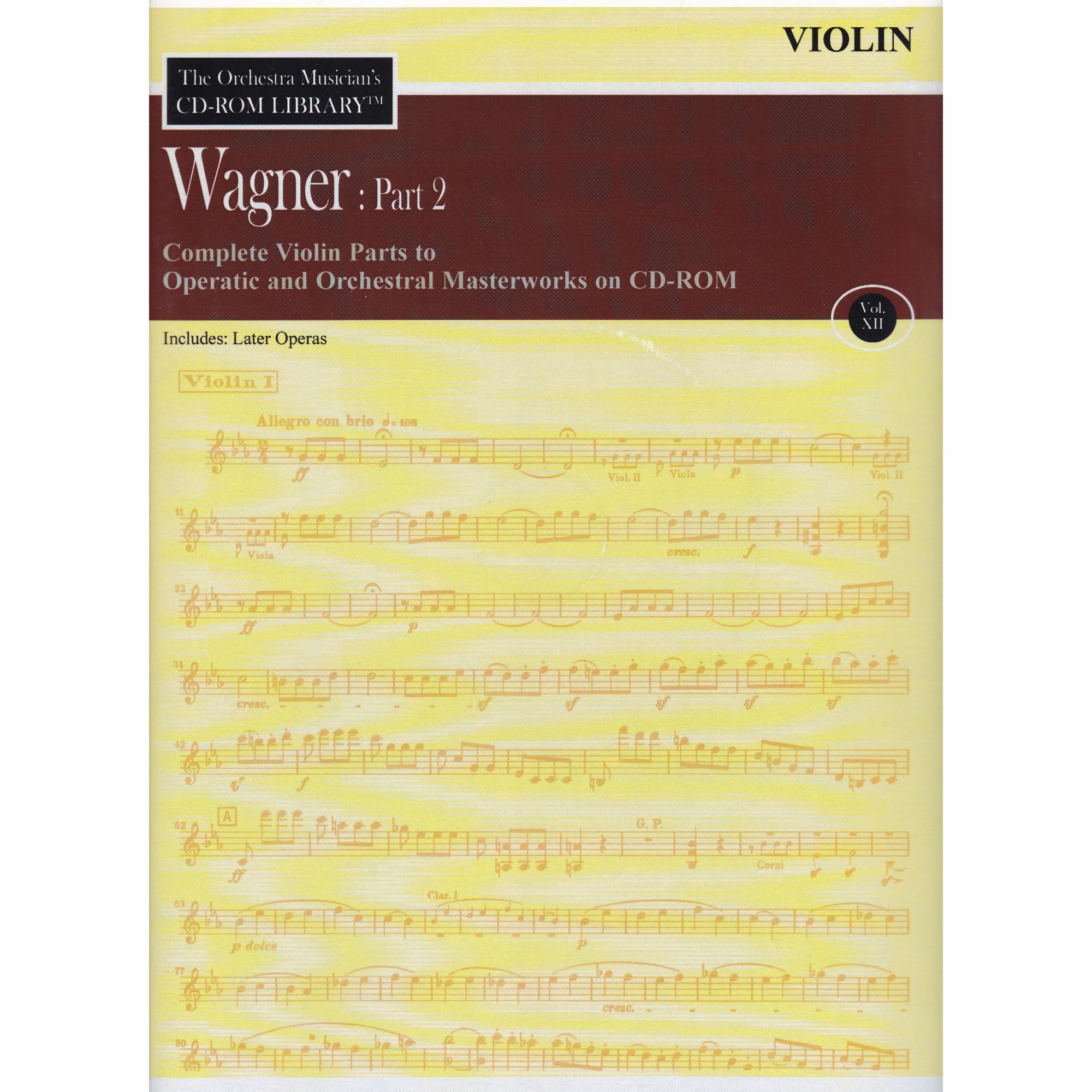 Complete Parts to Wagner's Operas on CD-ROM, Vol. II