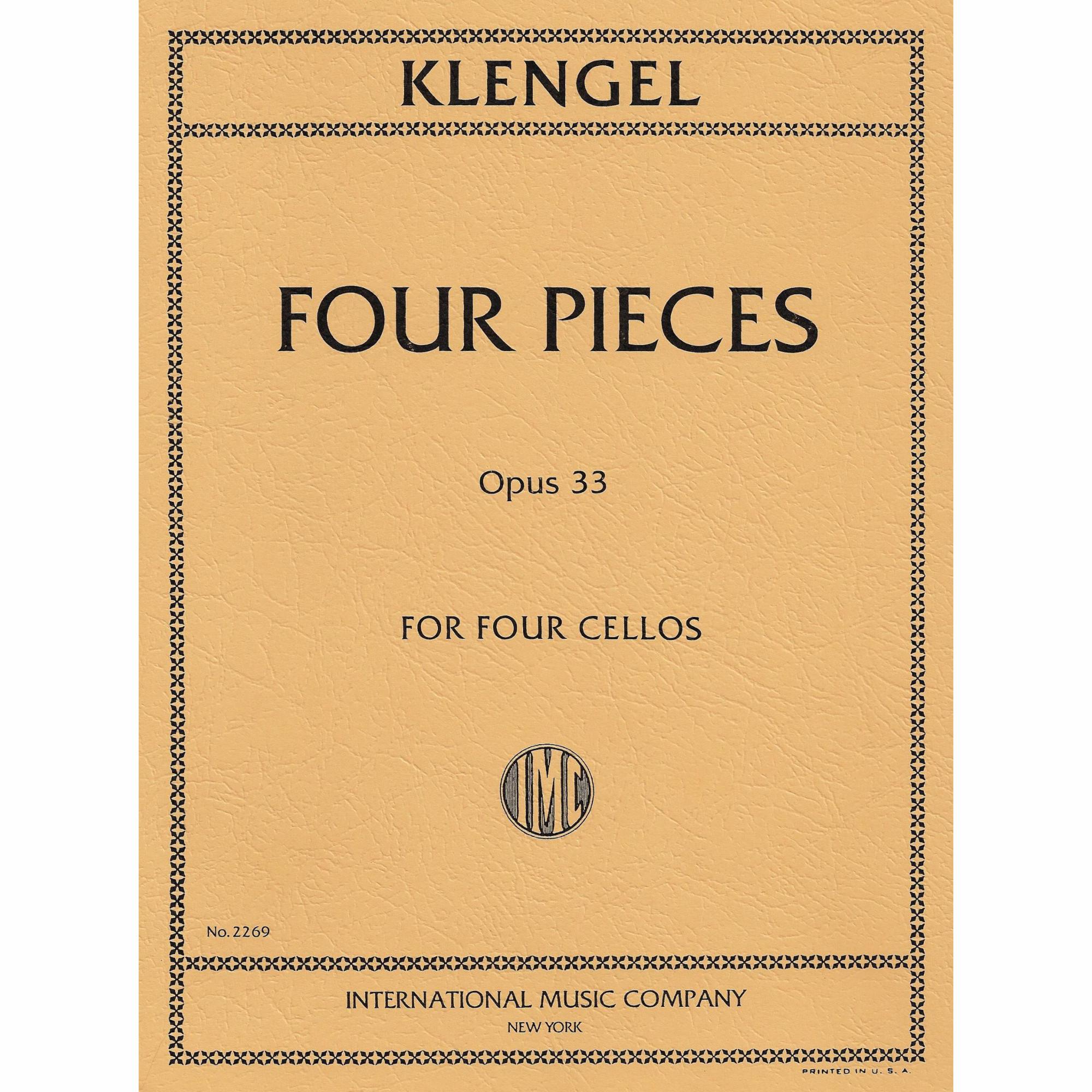 Klengel -- Four Pieces, Op. 33 for Four Cellos