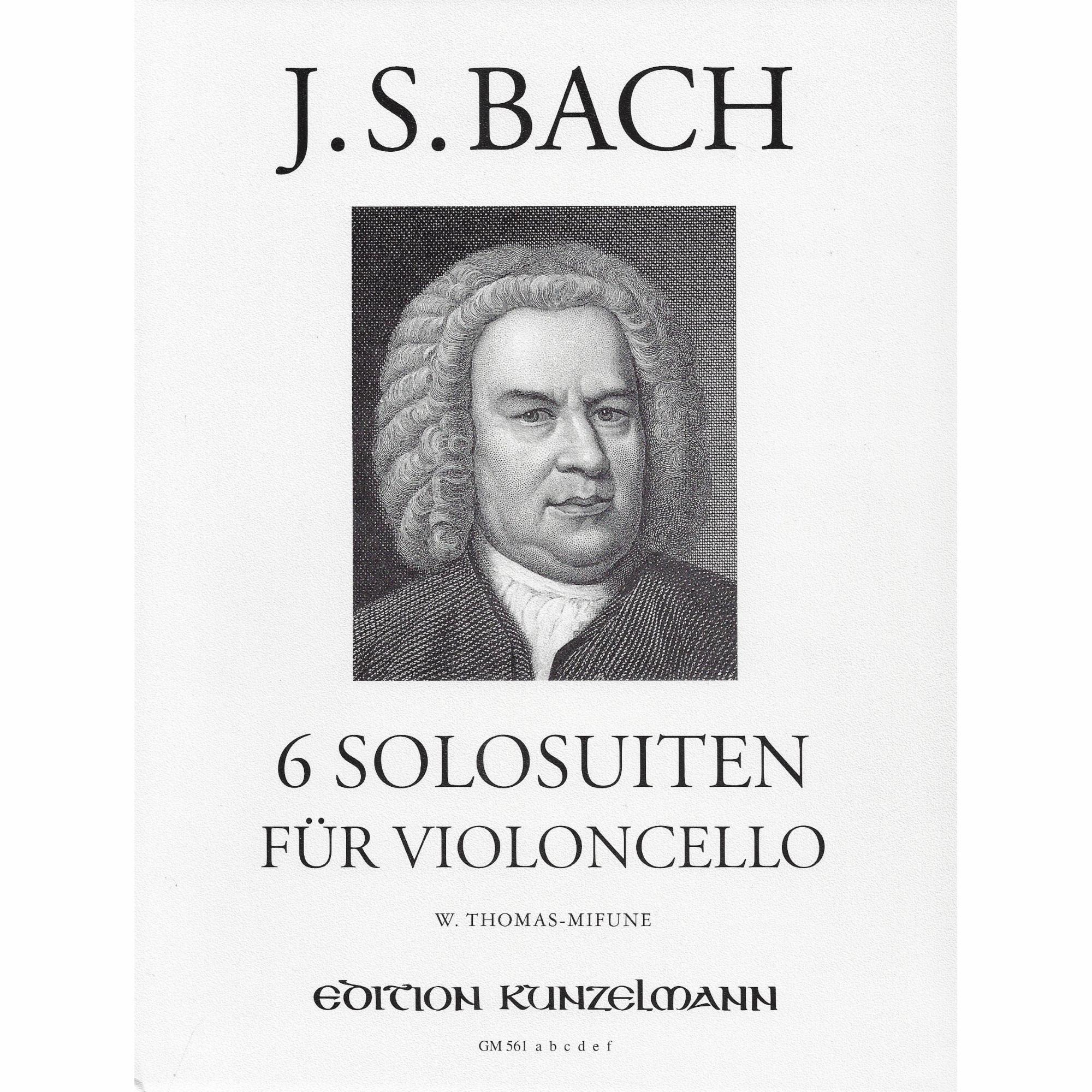 Bach -- 6 Solo Suites for Cello