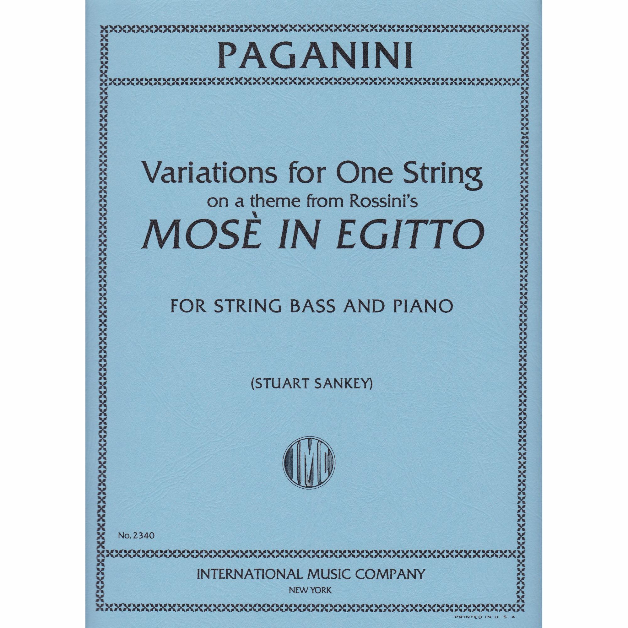 Rossini Variations on One String for Bass