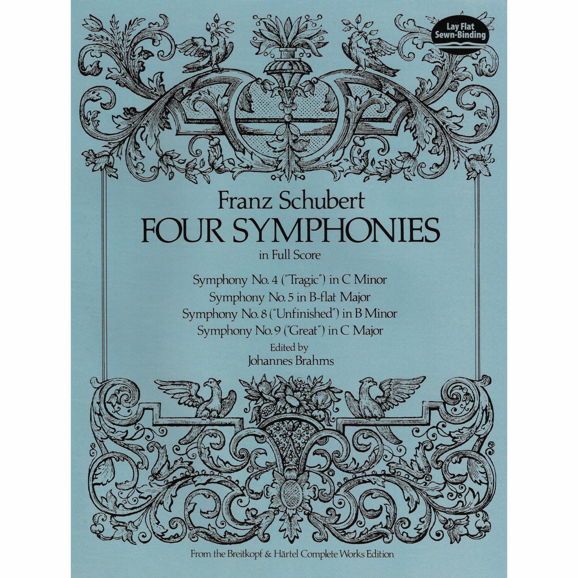 Schubert -- Four Symphonies in Full Score