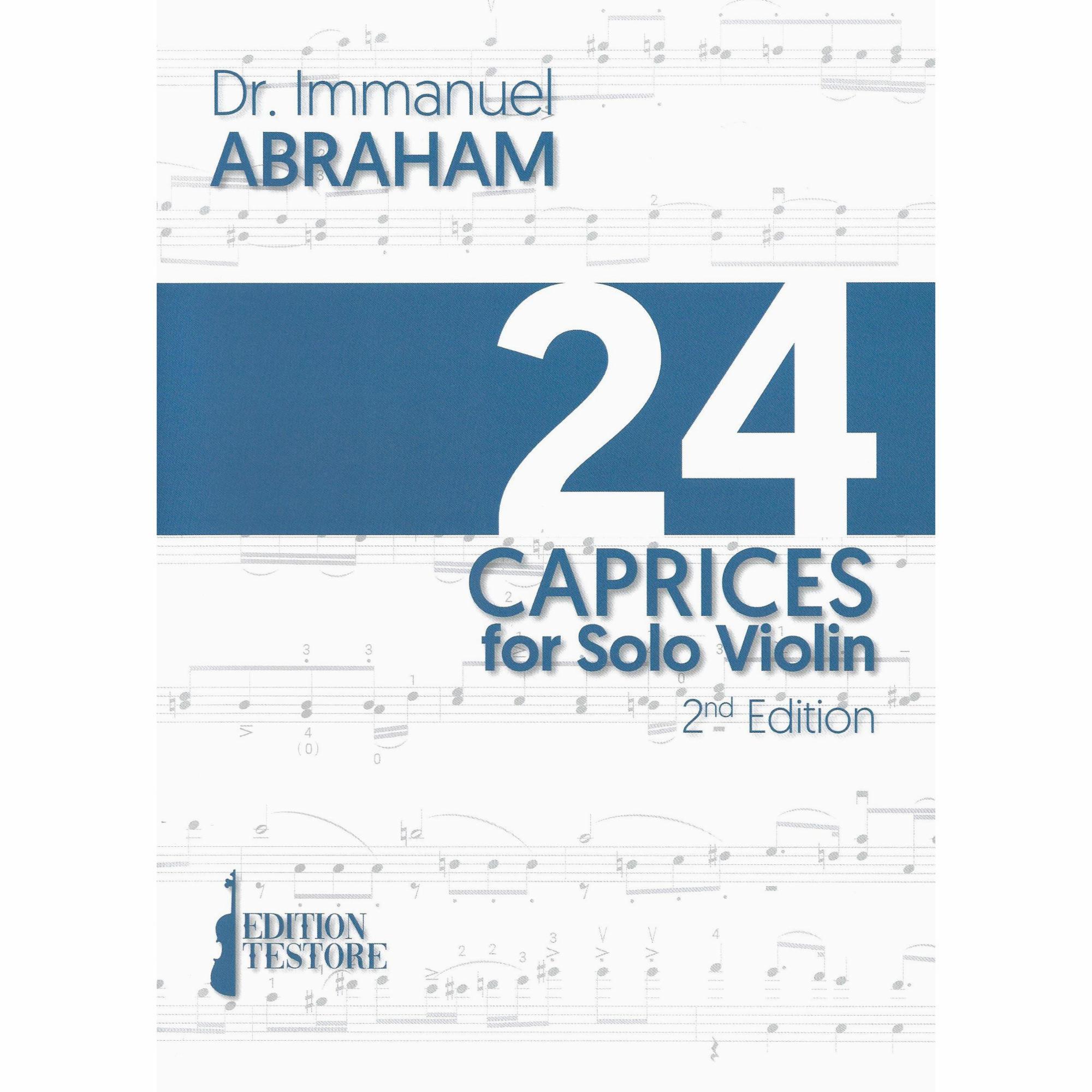 Abraham -- 24 Caprices for Solo Violin