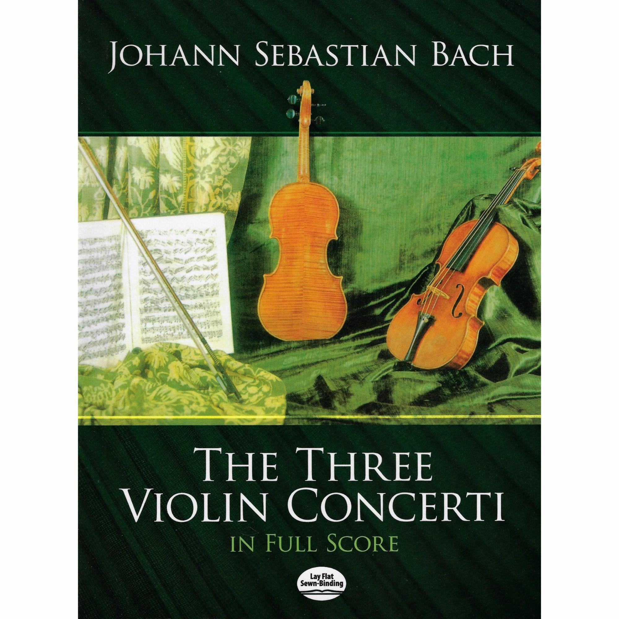 Bach -- The Three Violin Concerti in Full Score