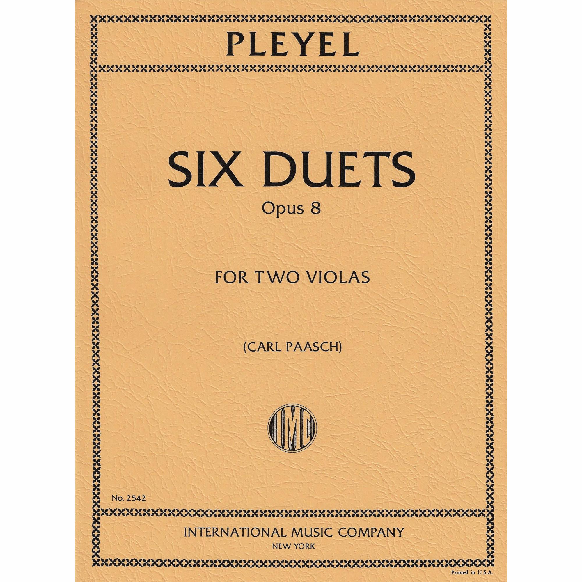Pleyel -- Six Duets, Op. 8 for Two Violas