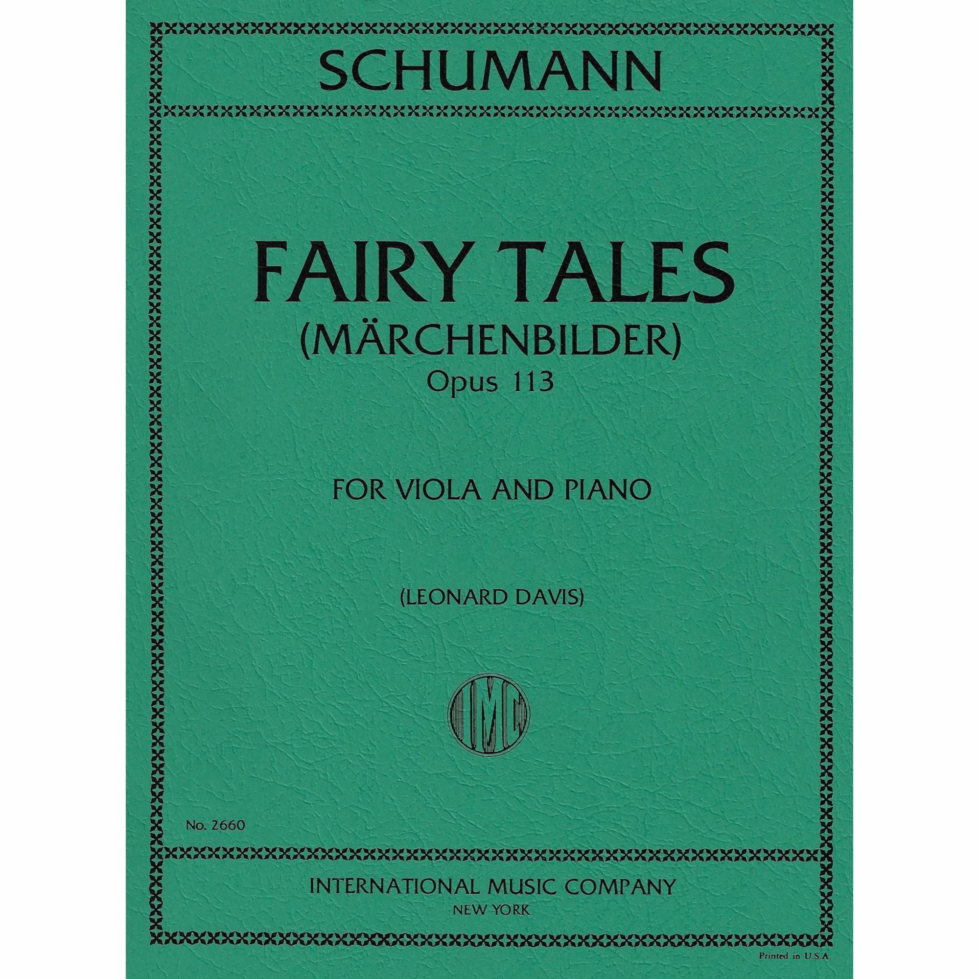Fairy Tale Pictures, Op. 113 for Viola and Piano