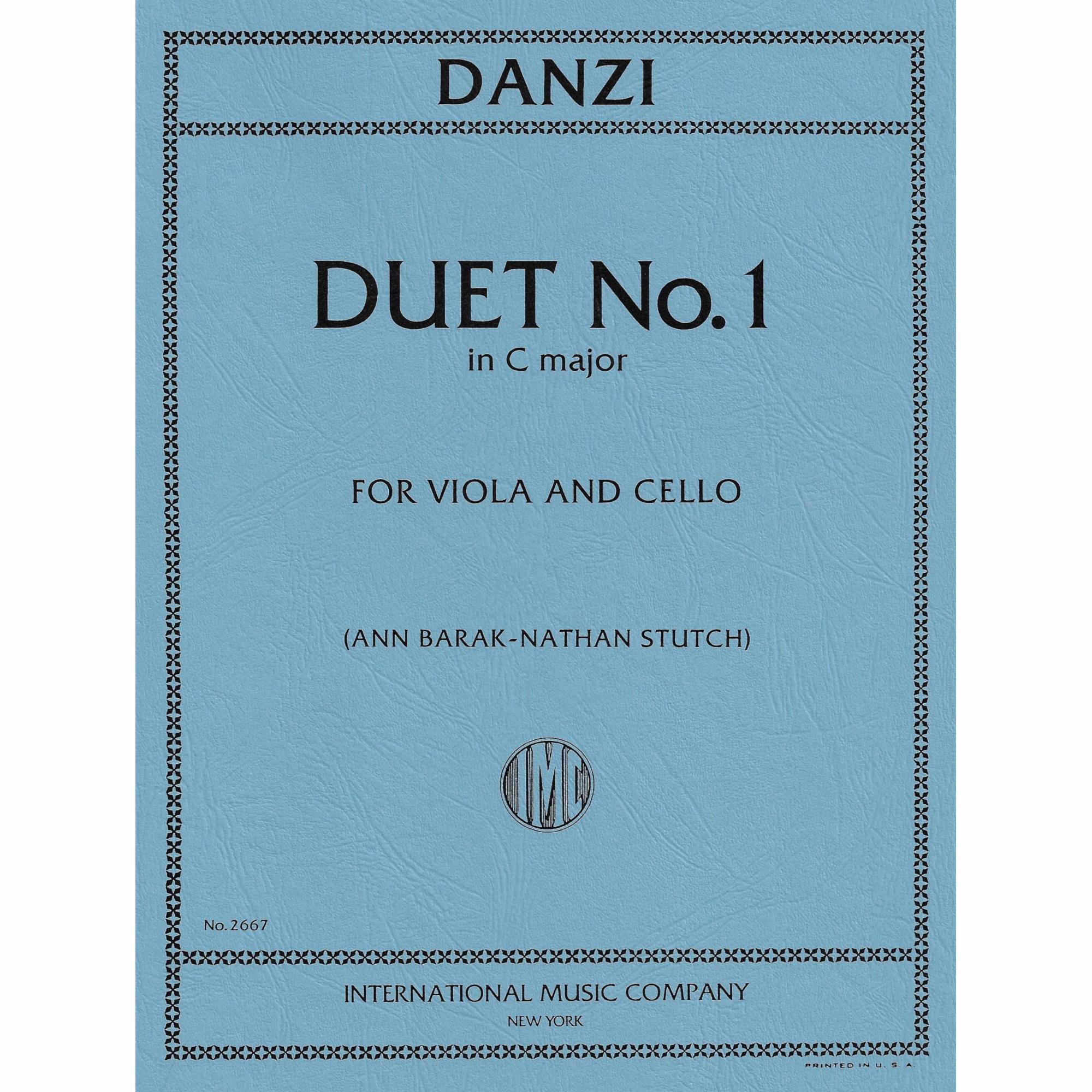 Danzi -- Duet No. 1 in C Major for Viola and Cello