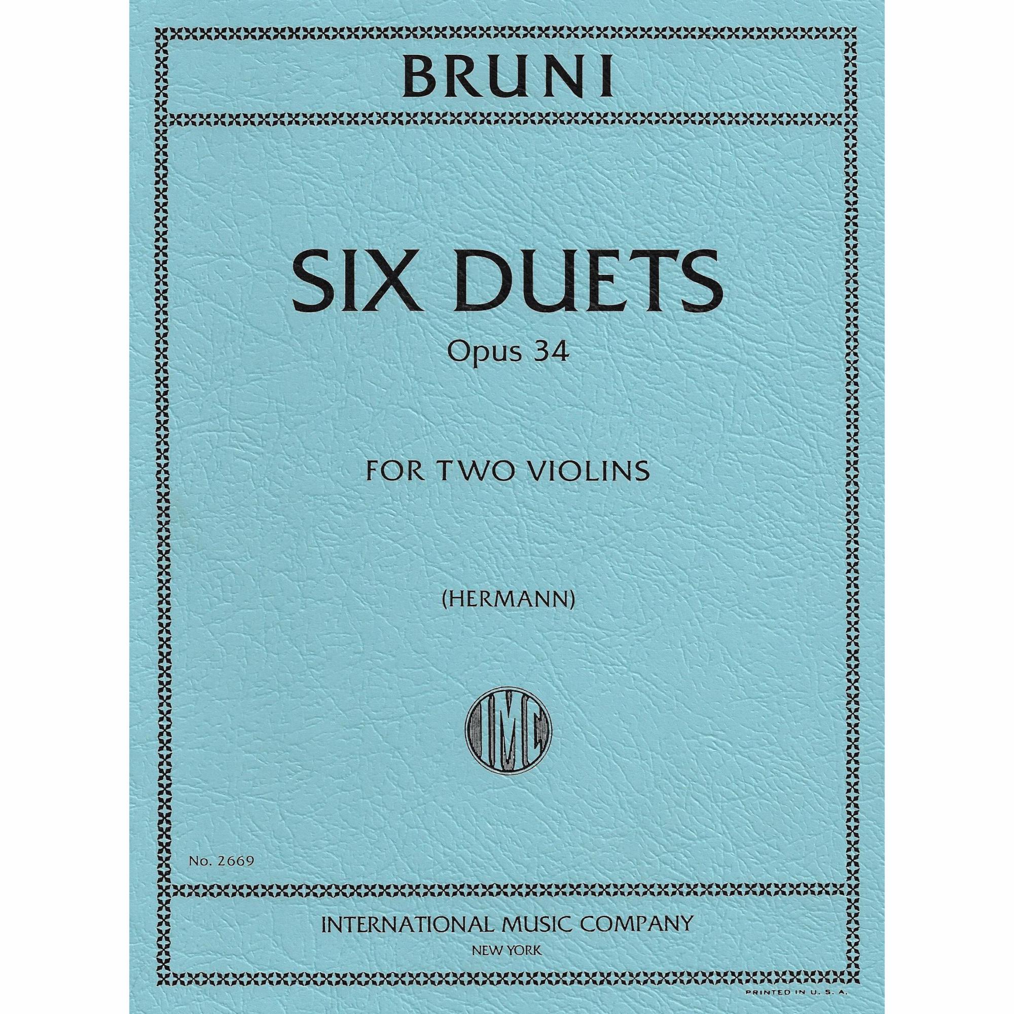 Bruni -- Six Duets, Op. 34 for Two Violins