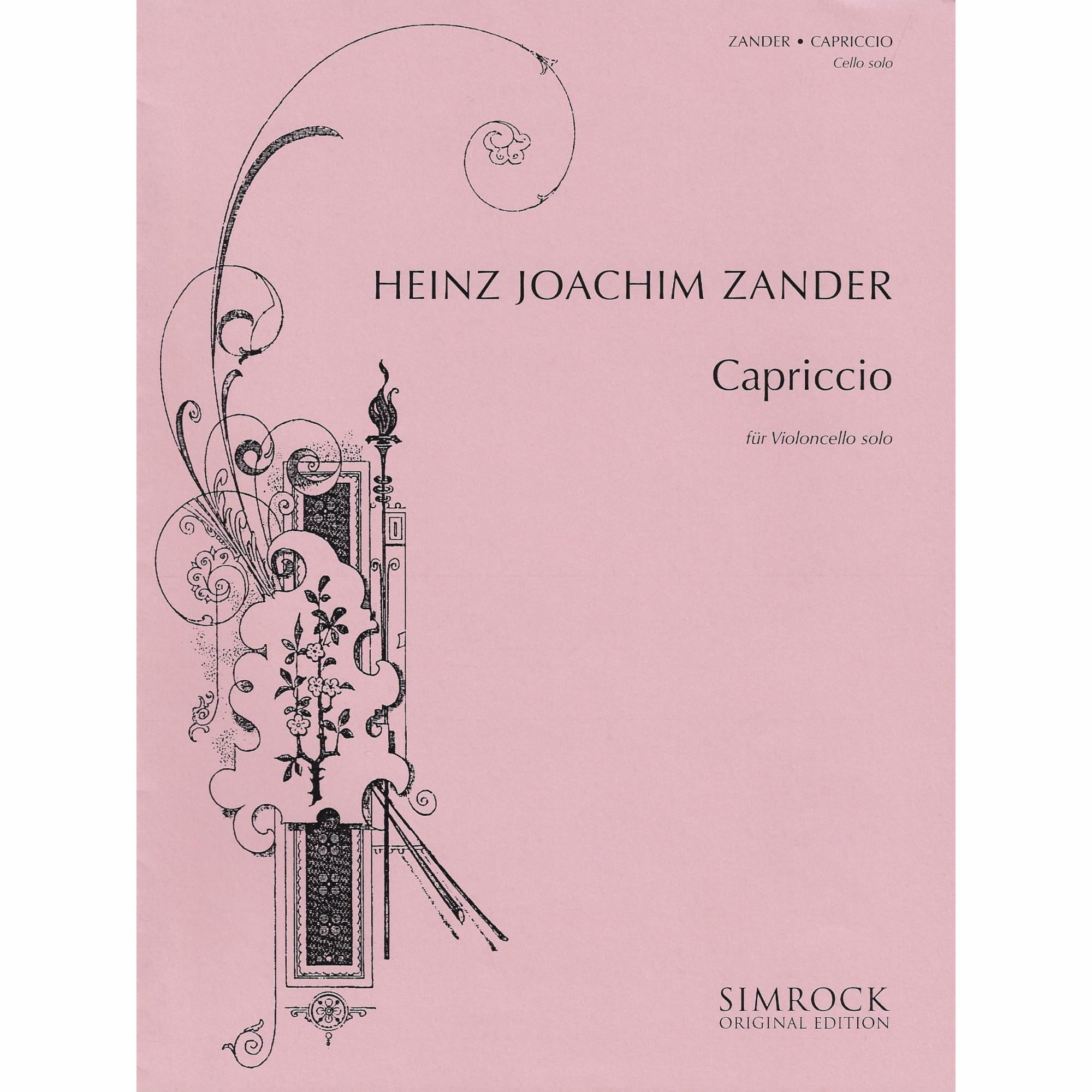 Zander -- Capriccio for Solo Cello