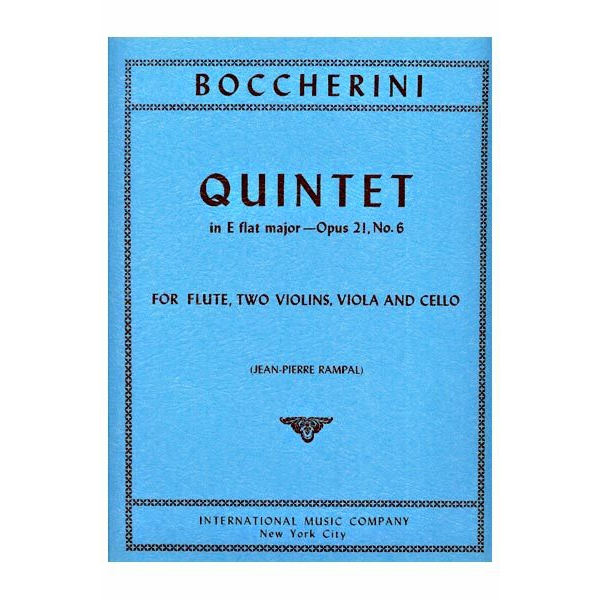 Quintet in Eb Major, Op.21, No.6 (Flute, Two Violins, Viola and Cello)