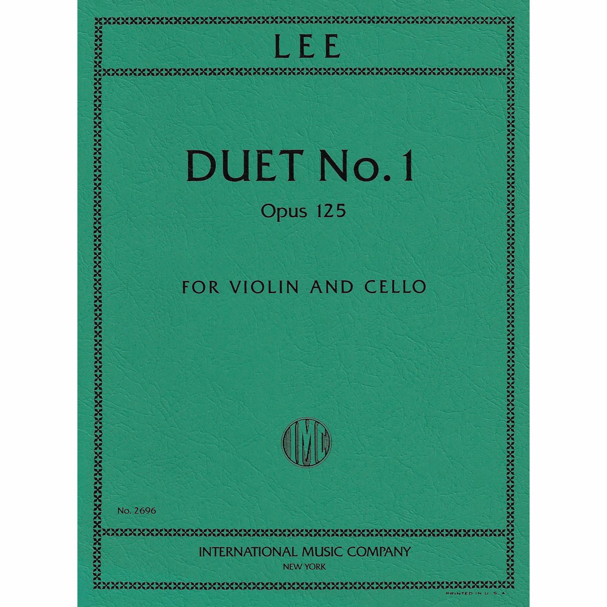 Lee -- Duet No. 1, Op. 125 for Violin and Cello