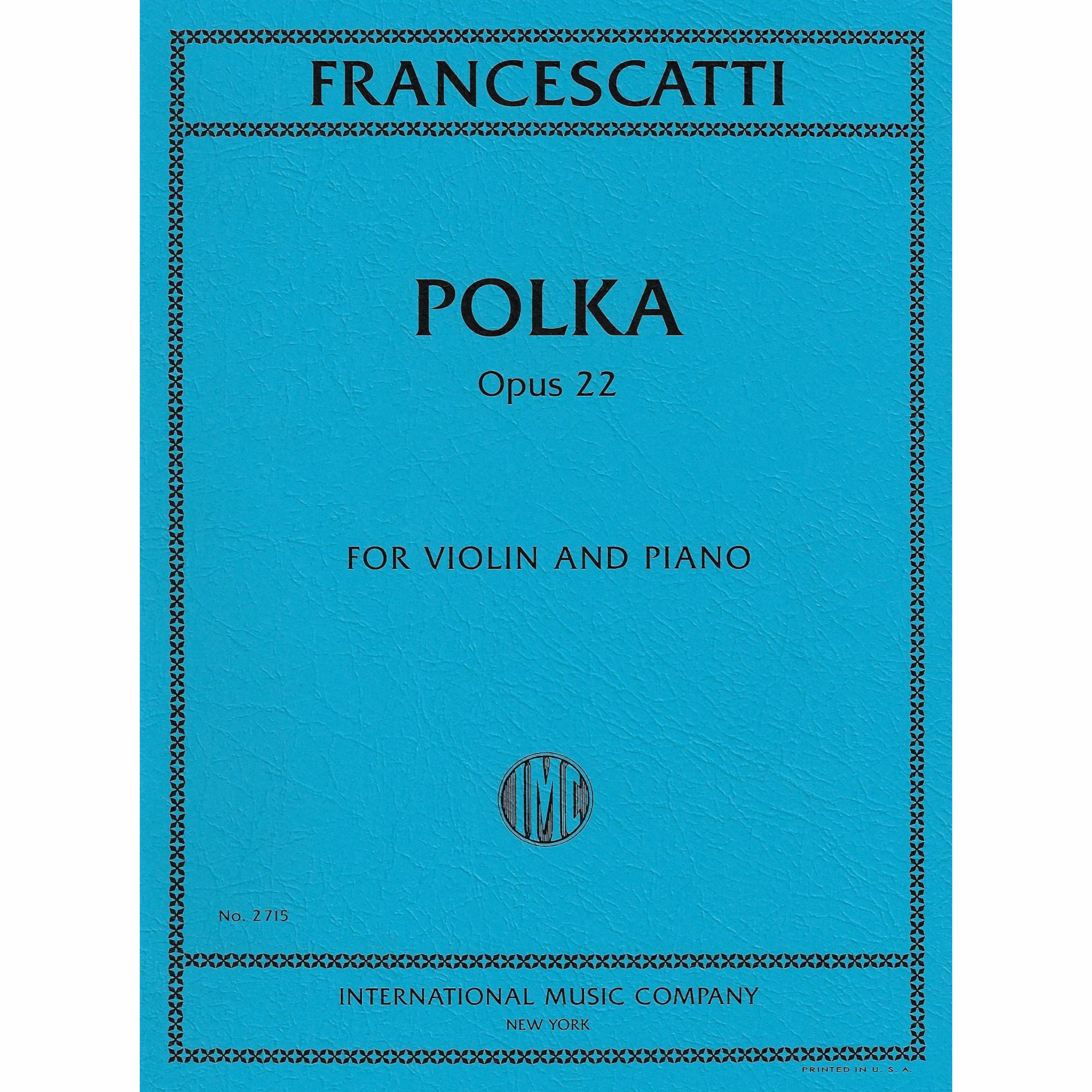 Francescatti -- Polka, Op. 22 for Violin and Piano