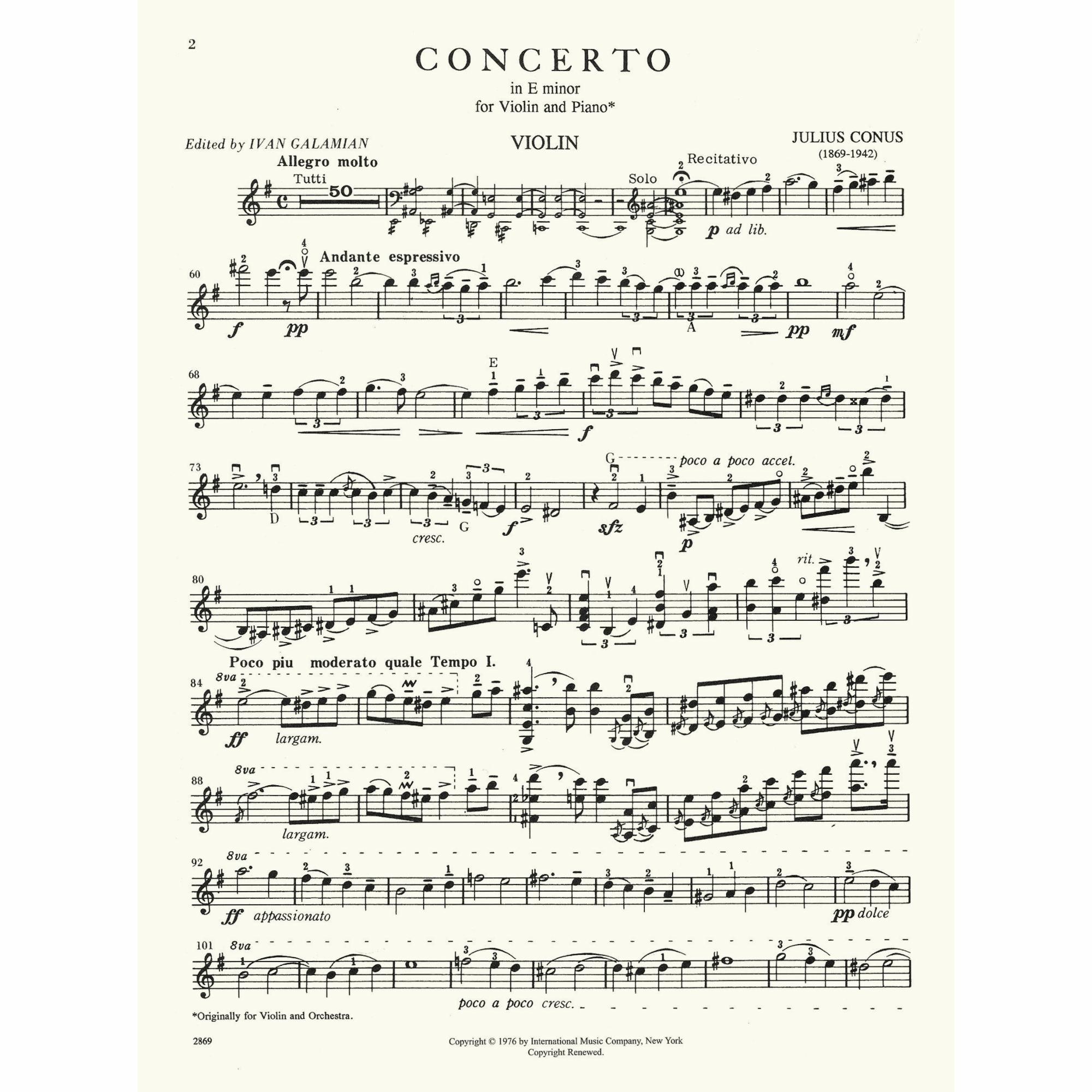 Sample: Violin (Pg. 2)